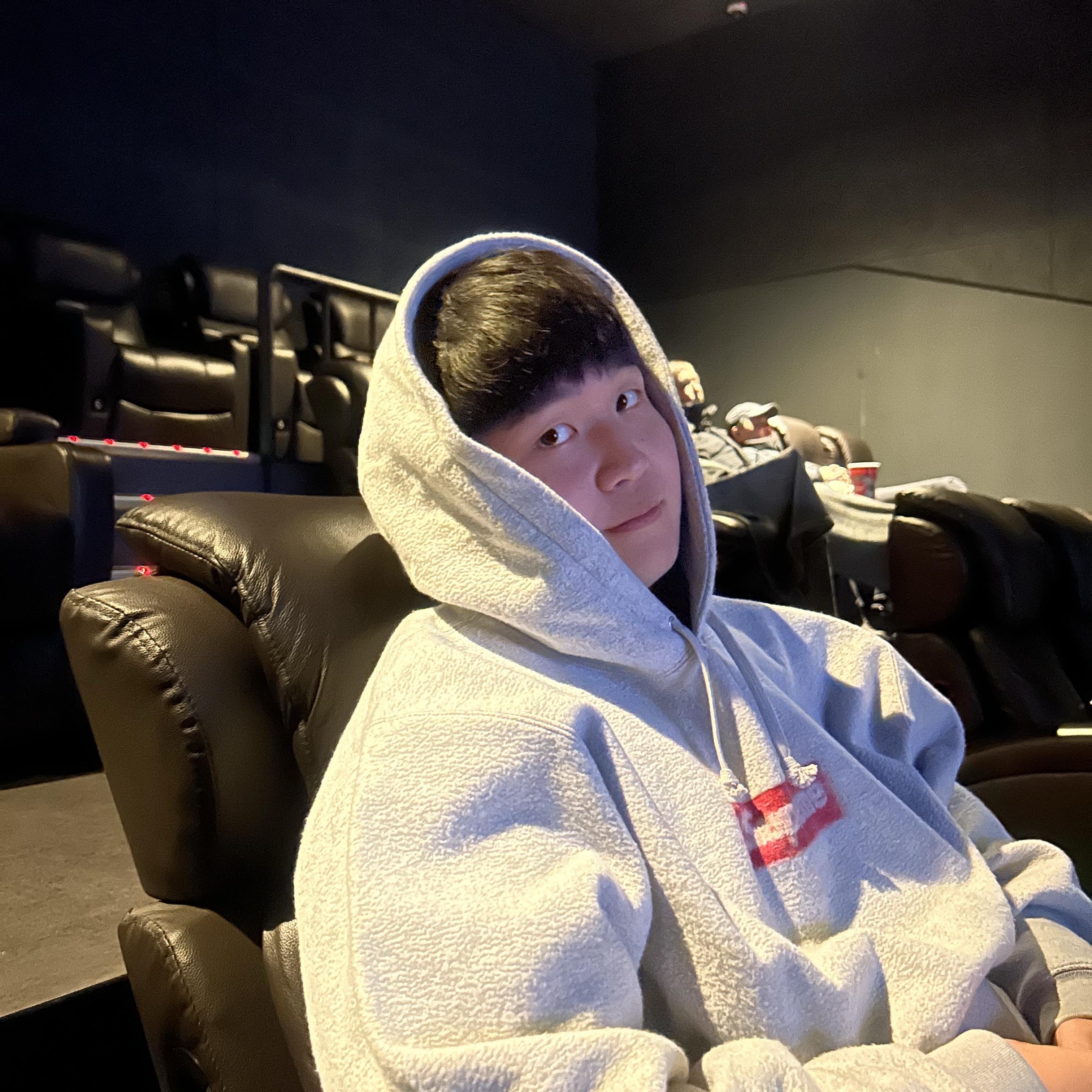 Supreme Inside Out Box Logo Hooded Sweatshirt Heather Grey - 23SS 착용 스타일