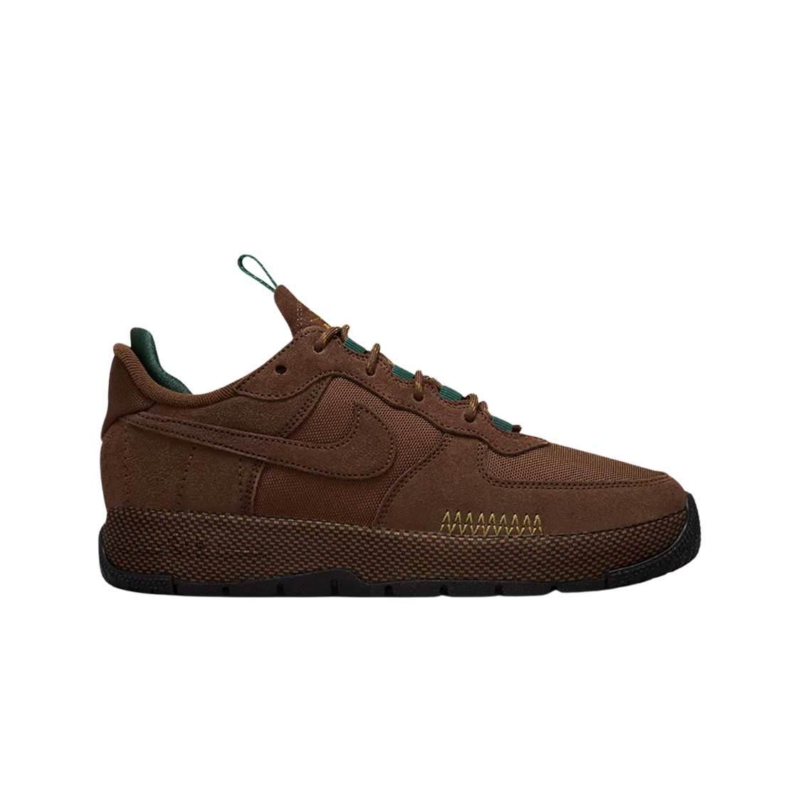 (W) 나이키 에어포스 1 와일드 브라운 틸((W) Nike Air Force 1 Wild Brown Teal)