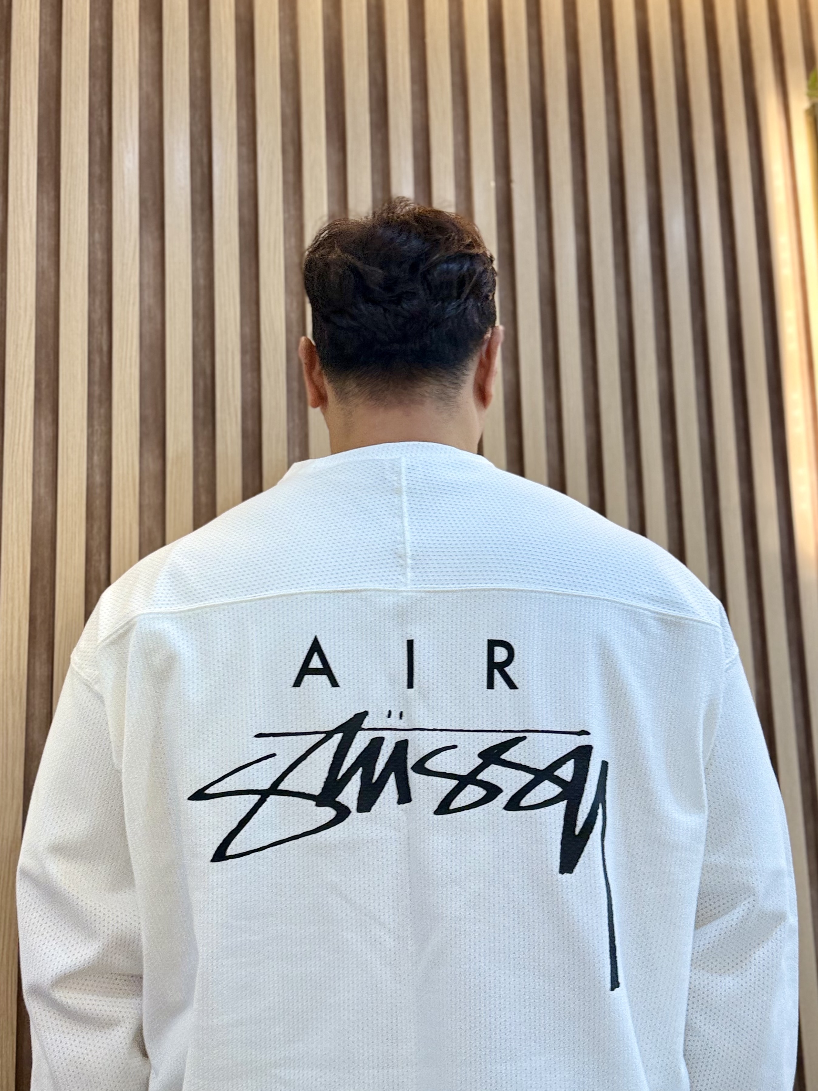 Nike x Stussy Long Sleeve Top Sail (FJ9164-133) 착용 스타일