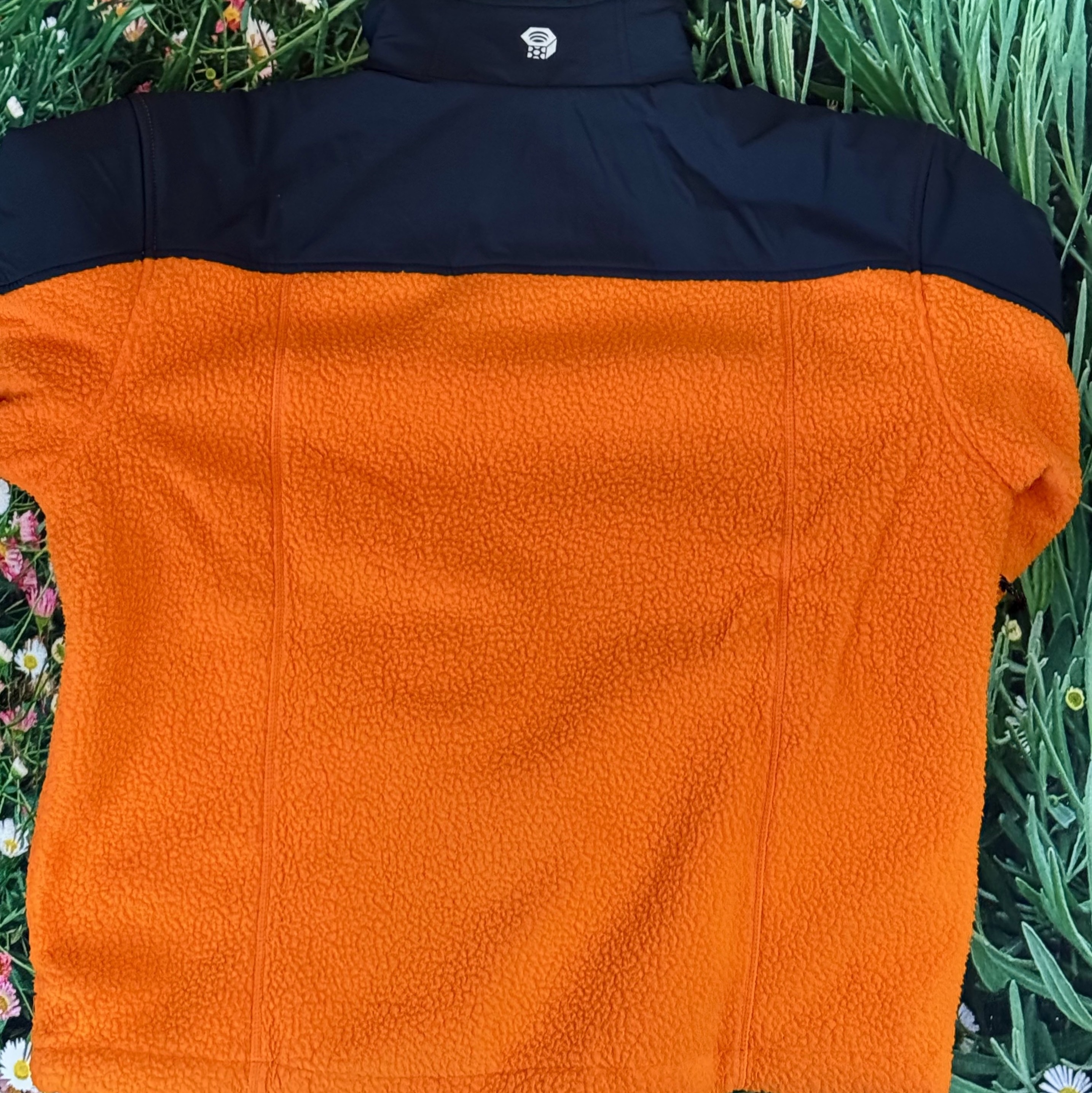 Stussy x Mountain Hardwear Fleece Jacket Alpine Orange 착용 스타일 - 6