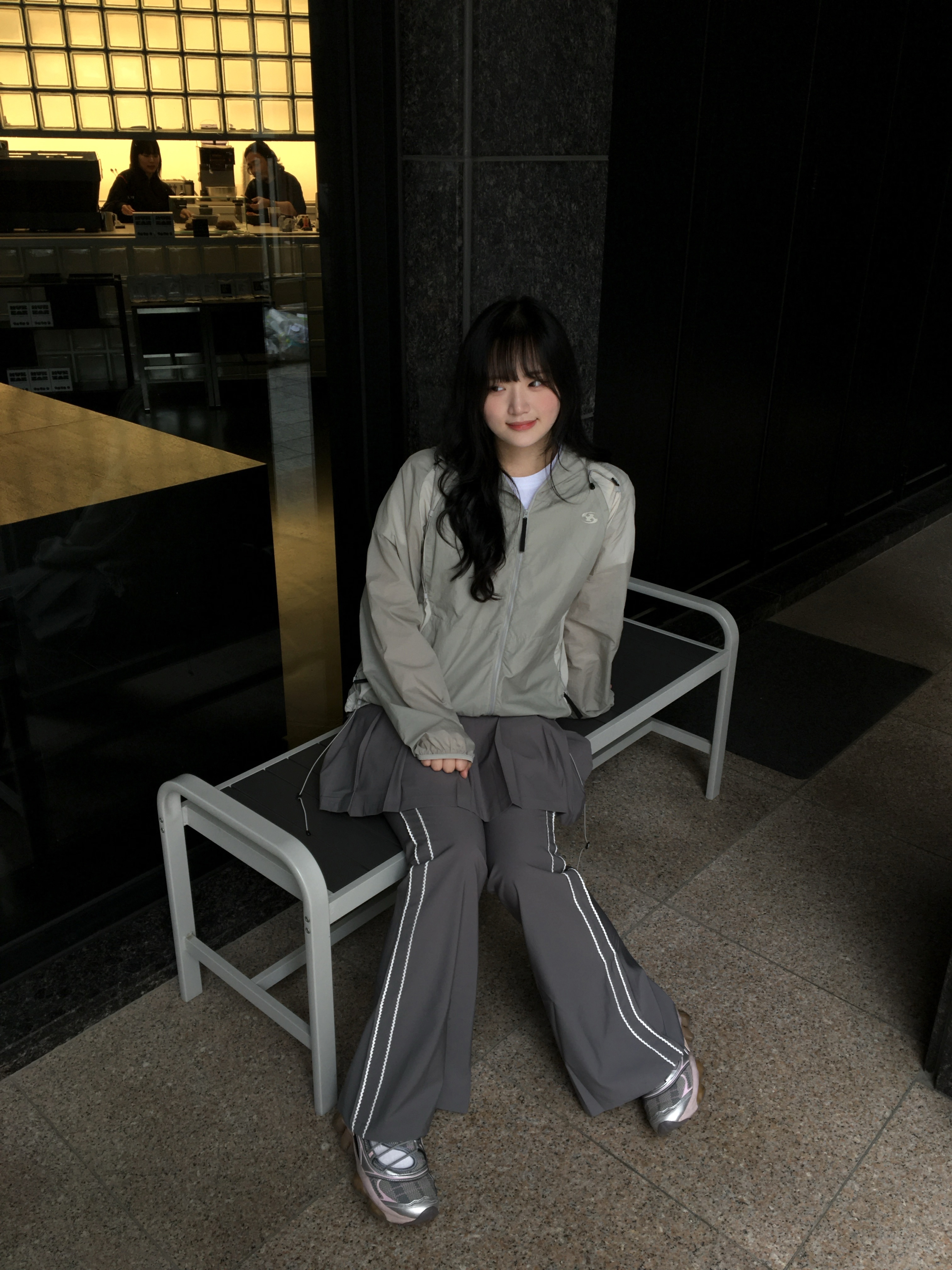 Sansan Gear Backpack Jacket Light Grey - 24SS, (W) Asics x Kiko Kostadinov x Hysteric Glamour Gel-Quantum Cotton Candy 착용 스타일 - 1