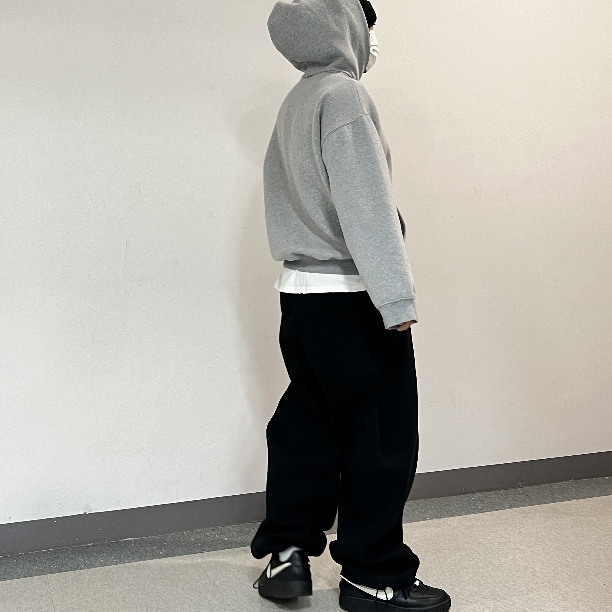 Nike x Ambush Air Force 1 Low SP Black 착용 스타일 - 3
