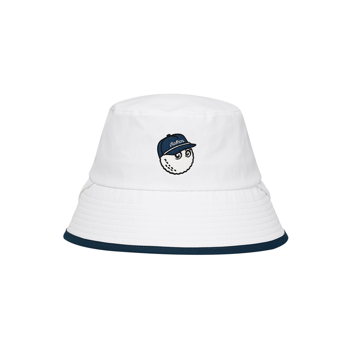 (W) 말본 골프 언발란스 버킷햇 화이트 | Malbon Golf | KREAM (W) Malbon Golf Unbalance Bucket Hat White