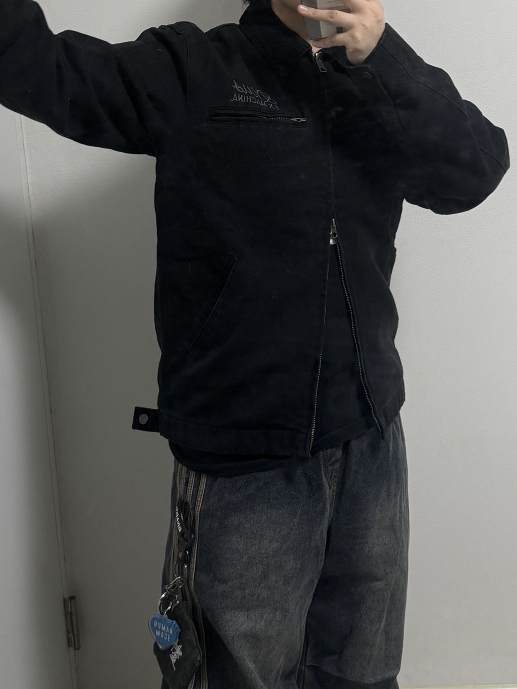 Deus Ex Machina Seoul Address Workwear Jacket Black, Deus Ex Machina Address Workwear Jacket Black 착용 스타일