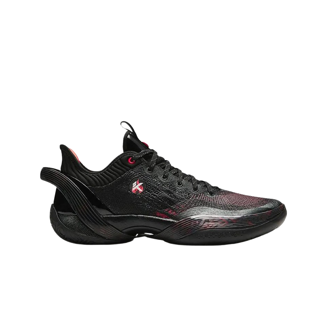 안타 쓰리 포인트 레인 다크 플레임 블랙 레드 블루(Anta Three-Point Rain Dark Flame Black Red Blue)