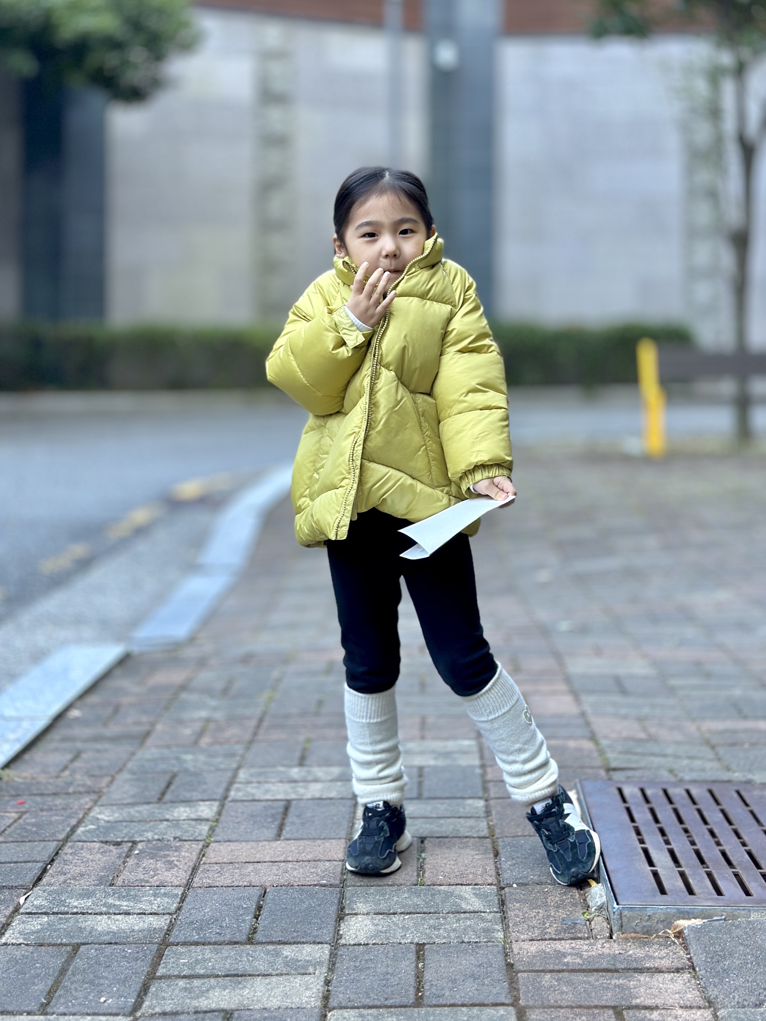 (PS) New Balance 327 Black 착용 스타일 - 3