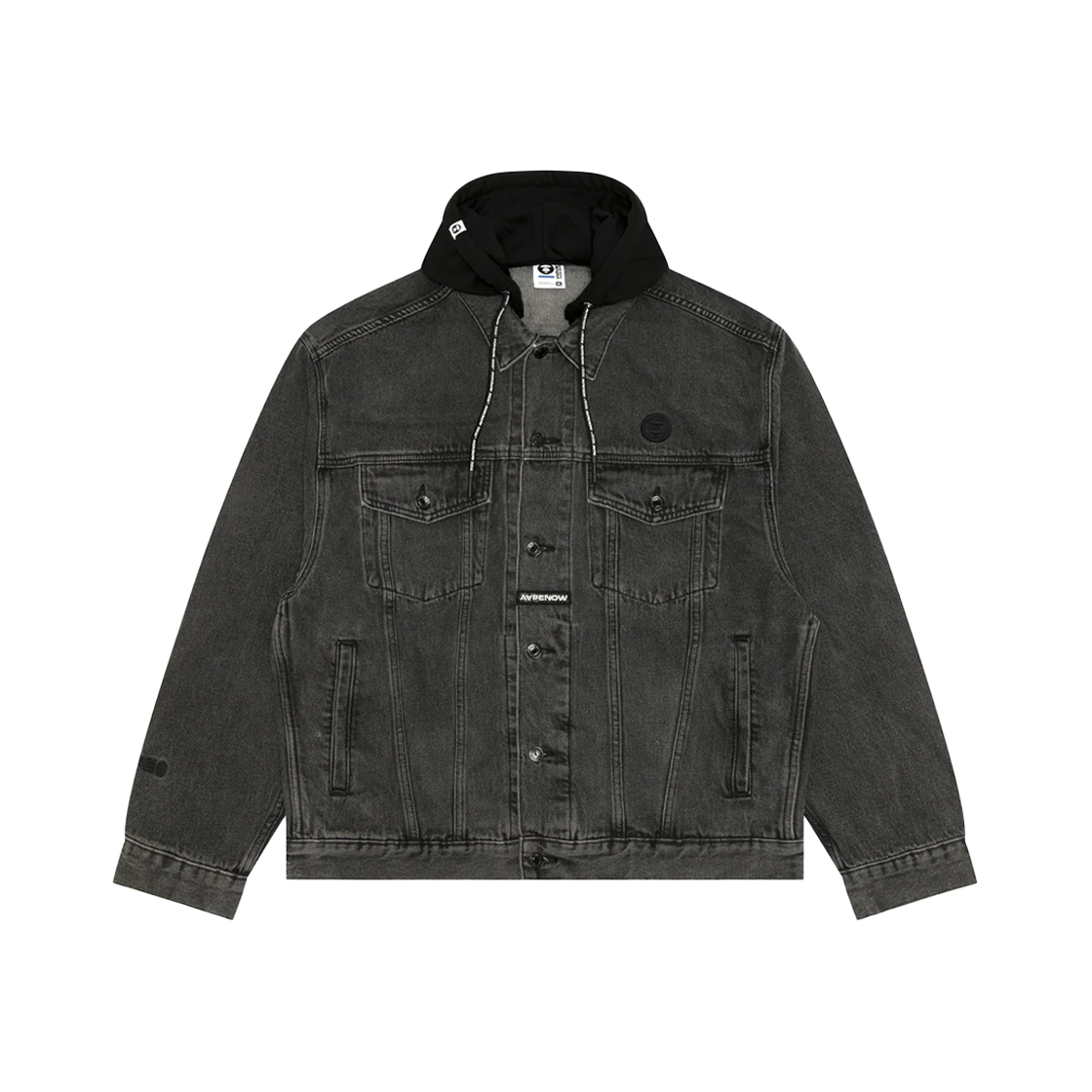 에이프 나우 라이트 웨이트 자켓 라이트 블랙 - 25SS(AAPE Now Light Weight Jacket Light Black - 25SS)