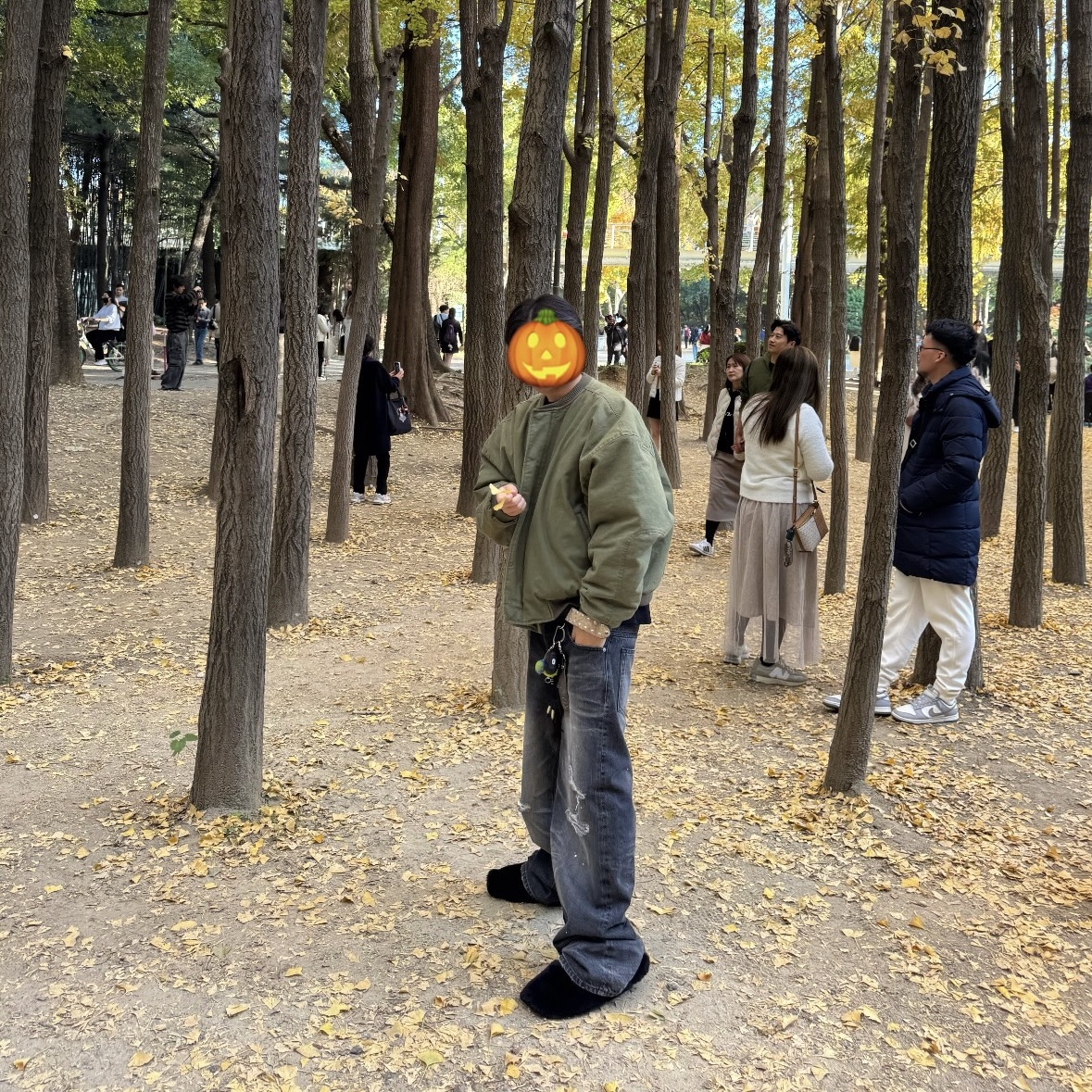 Nonnod Sulfur Dye Serge Bomber Jacket Vintage Khaki, Stussy 8 Ball Studded Belt Raw Cowhide Hair 착용 스타일 - 1