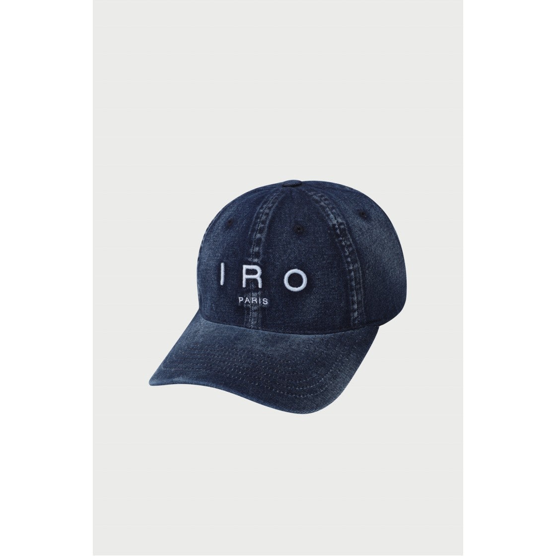 IXRAS25701BUX Iro Troyes Iro Logo Embroidery Denim Ball Cap Blue - #2