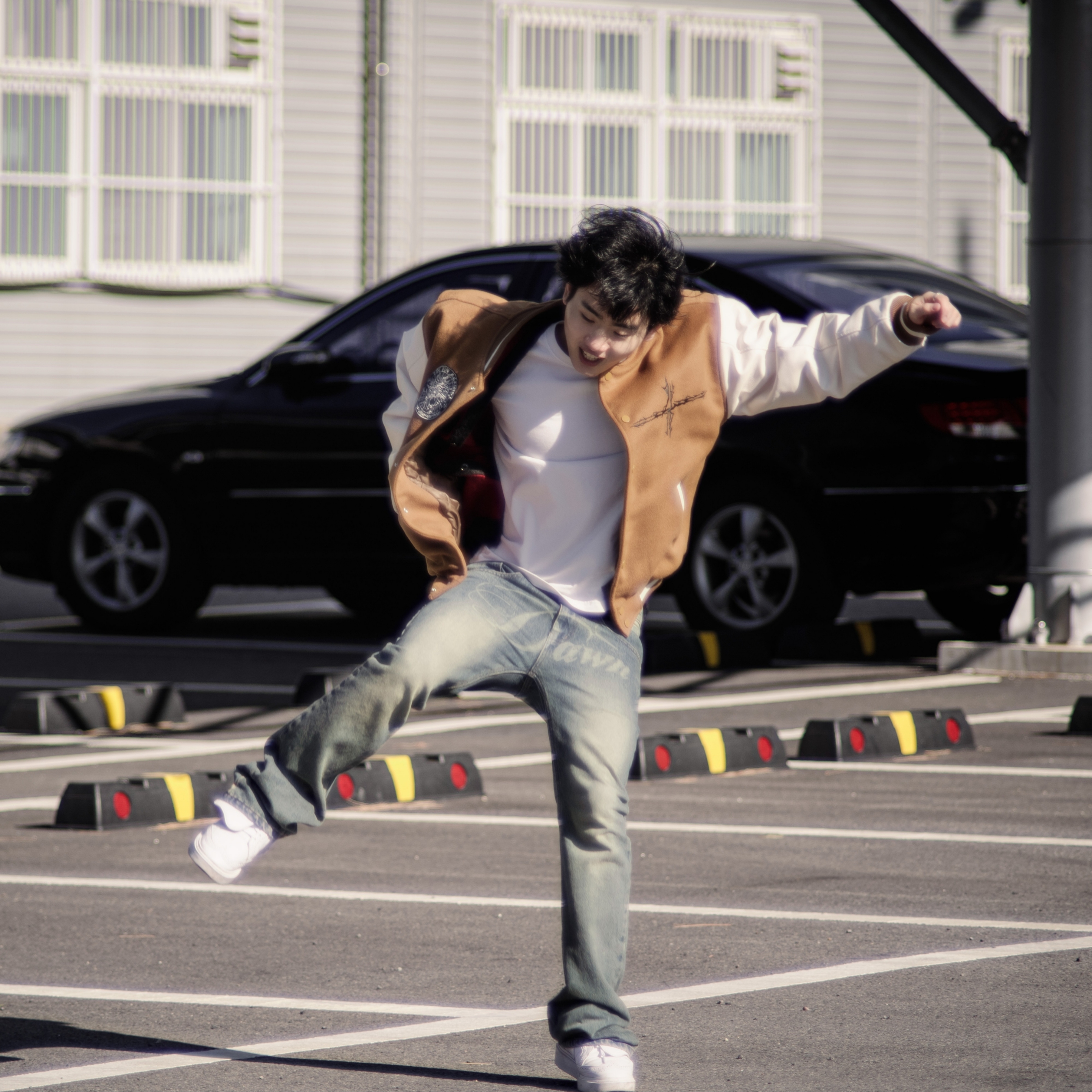 Nike x Peaceminusone Kwondo1 White 착용 스타일 - 2