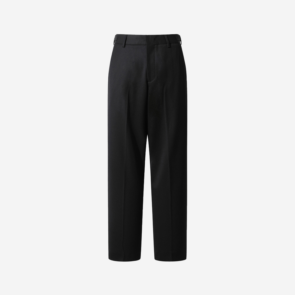 이로 솔리드 와이드 버클 탭 팬츠 블랙(Iro Cdp Glossy Banding Wide Sweat Pants Black)