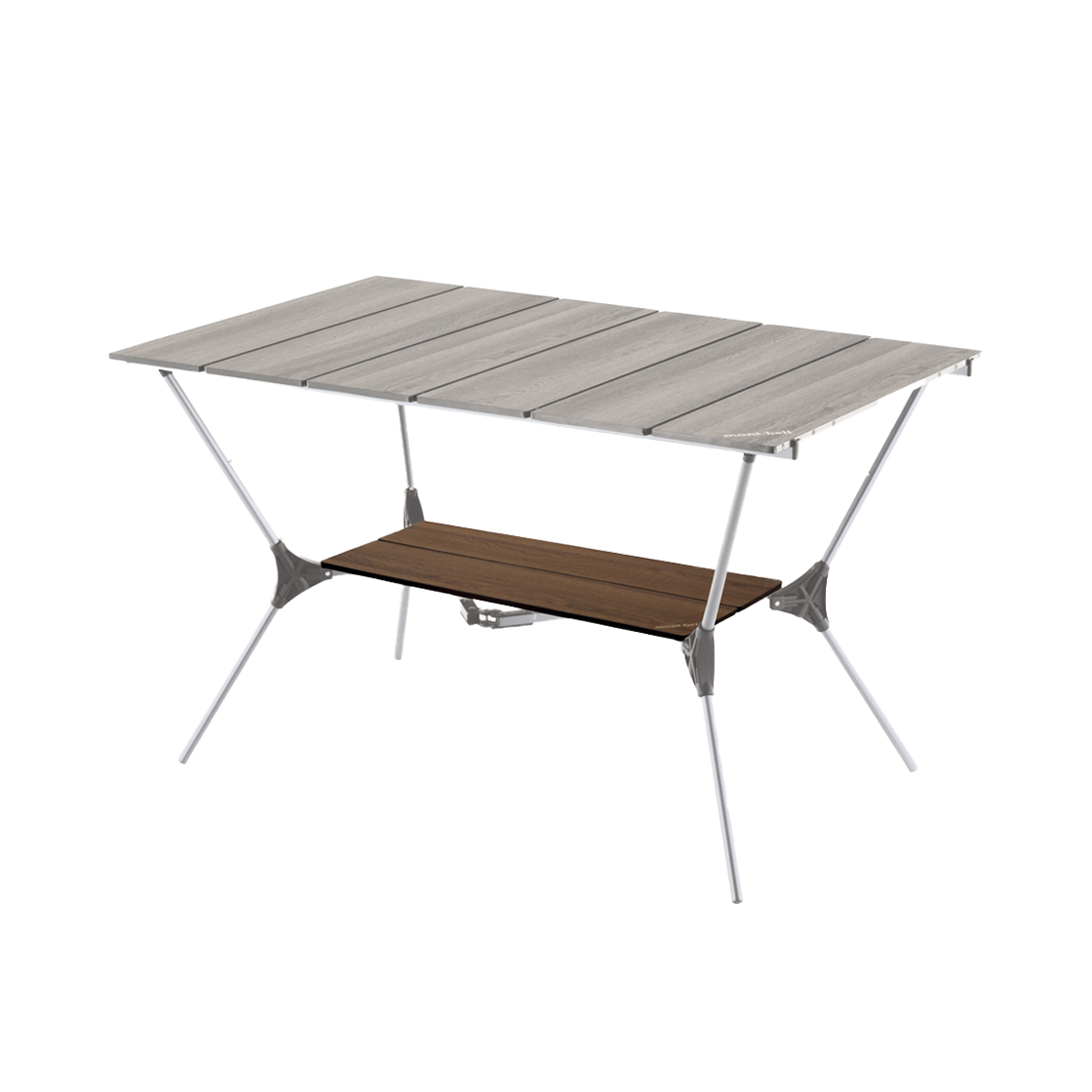 JBEGXUPF201 Montbell Multi Folding Table Wide Board Brown - 대표 이미지 #1