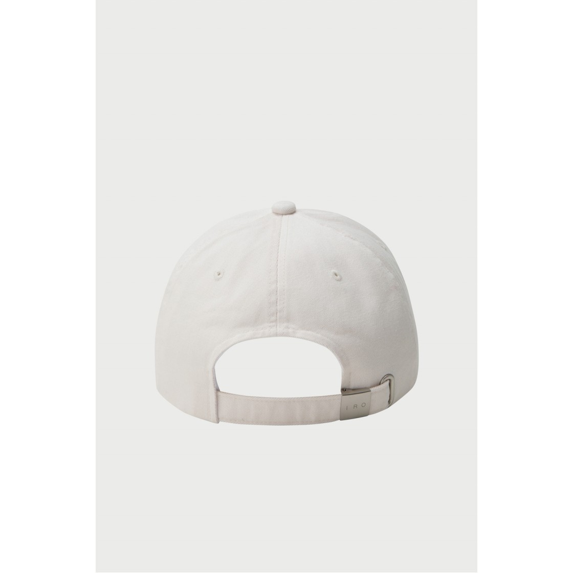 이로 베이직 로고 코튼 볼캡 아이보리(Iro [Online Exclusive] Basic Logo Cotton Ball Cap Black) - 4