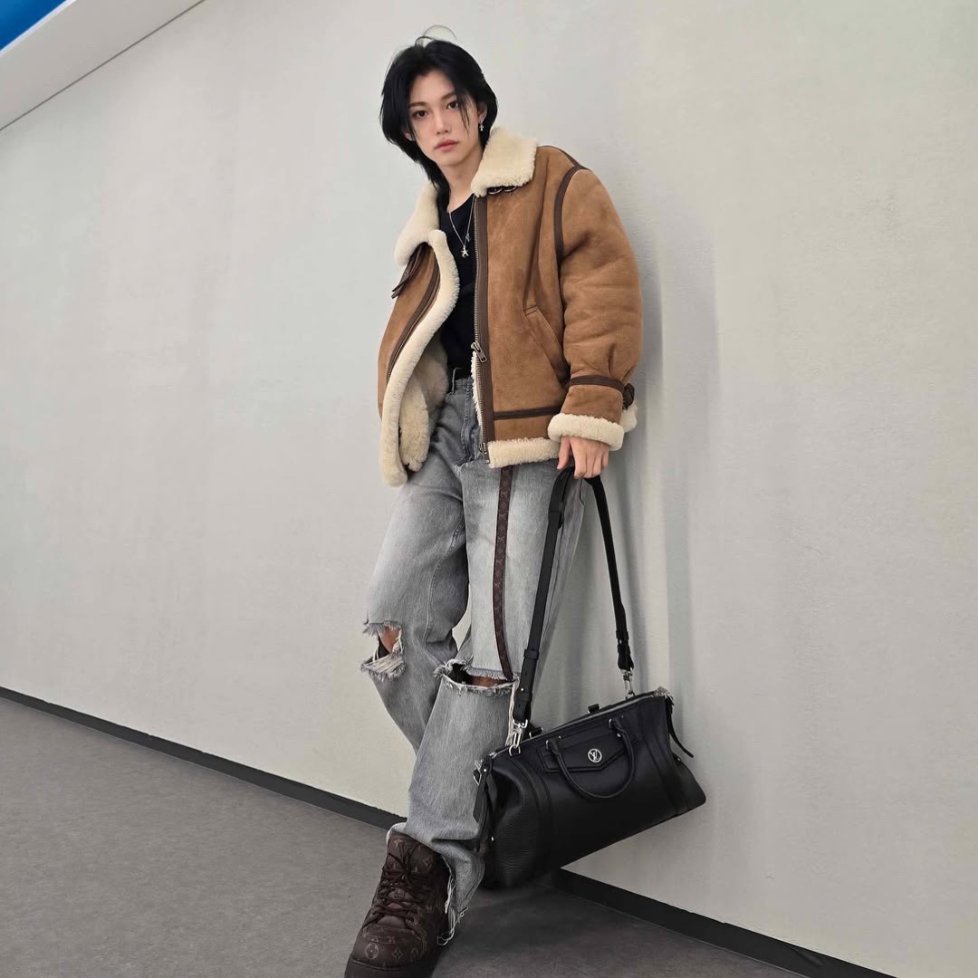 Louis Vuitton LV Trainer Maxi Sneaker Ebene 착용 스타일 - 2