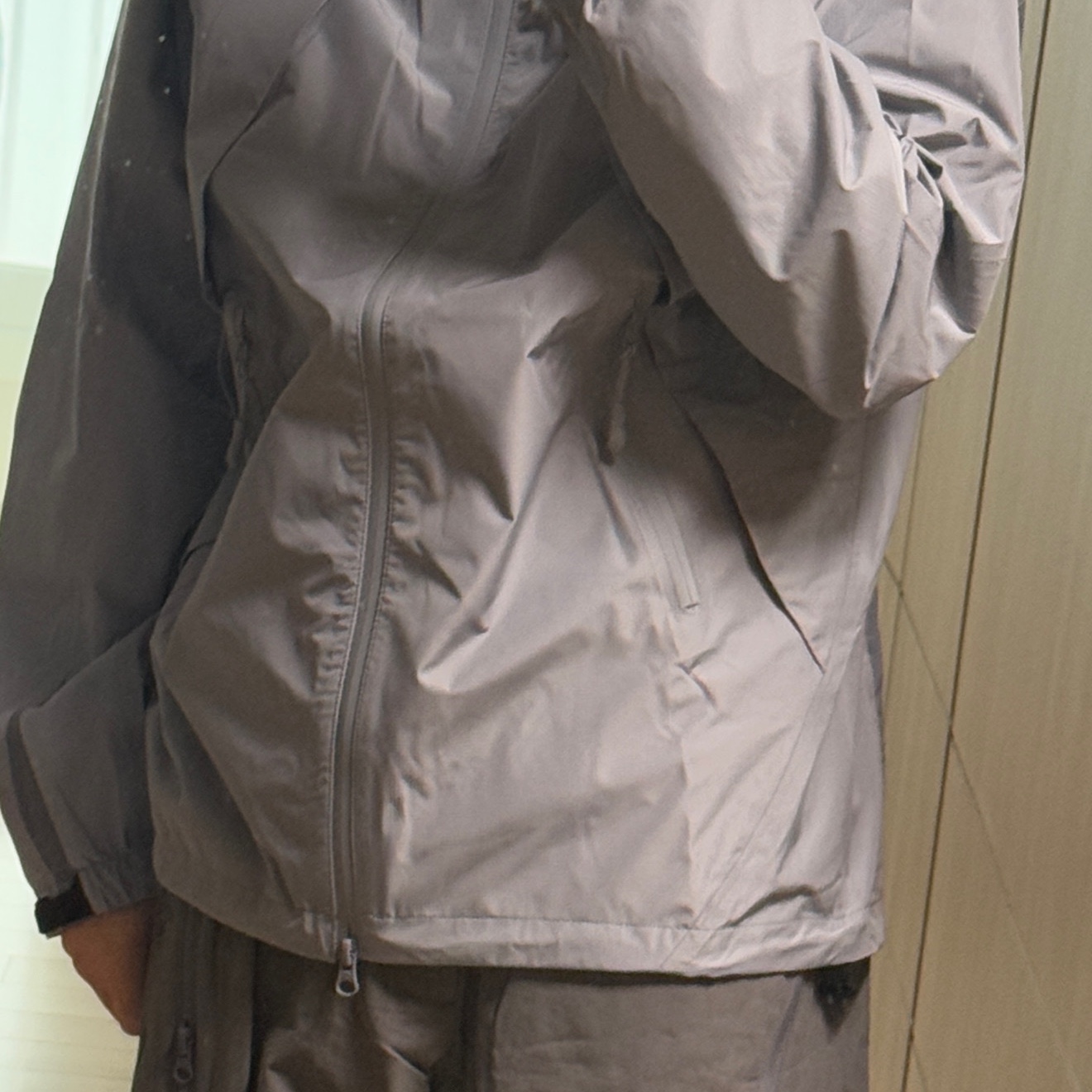 Sansan Gear Wind Shielded Jacket Ice Grey - 24SS 착용 스타일 - 1