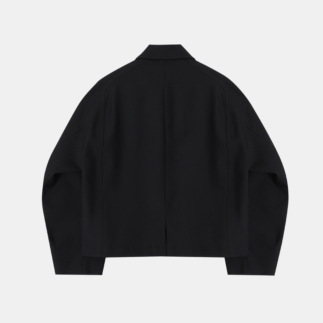송지오 컬렉션 바이어스 컷 카라 자켓 블랙(Songzio Collection Bias Cut Collar Jacket Black) - 2