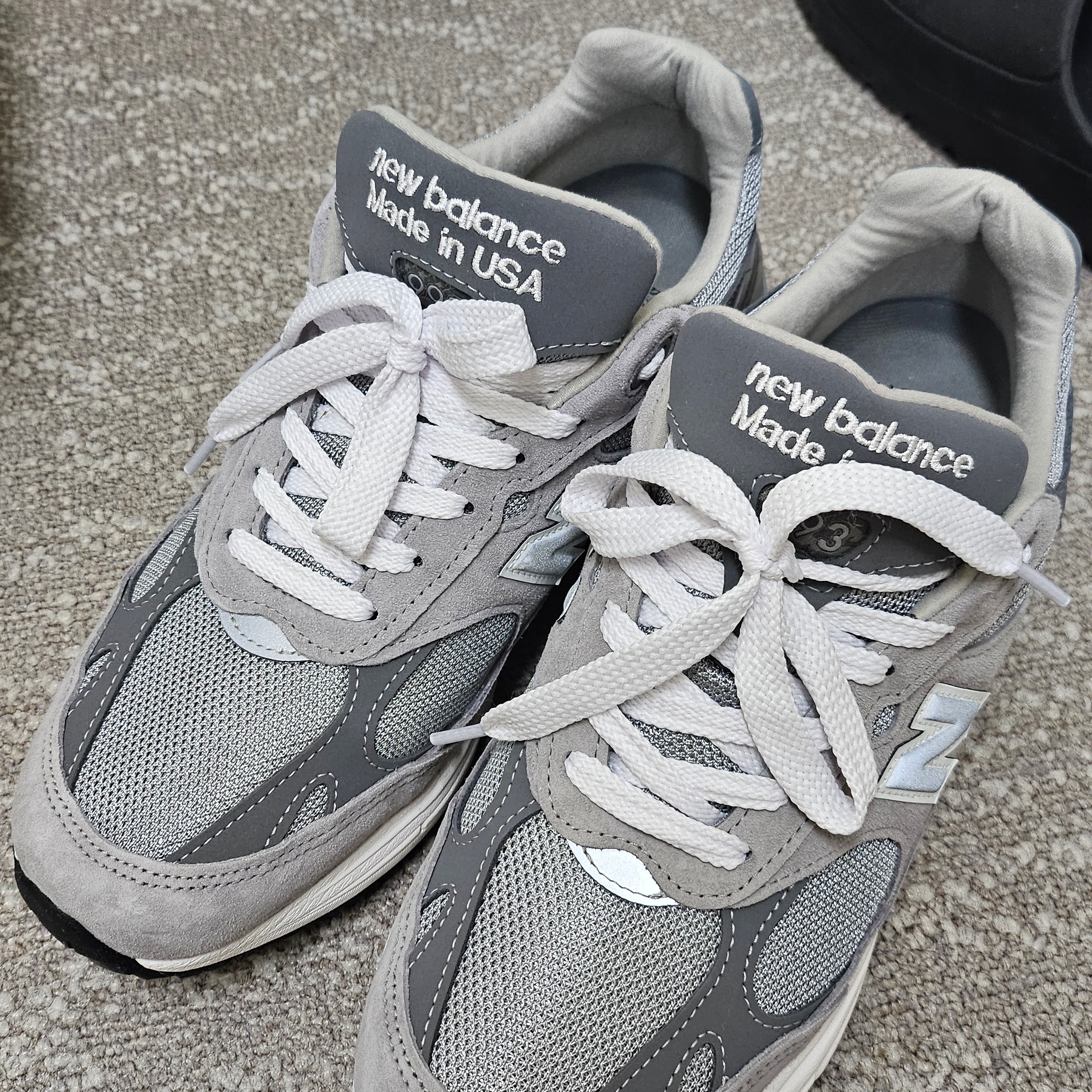 New Balance 993 Made in USA Grey - D Standard 착용 스타일