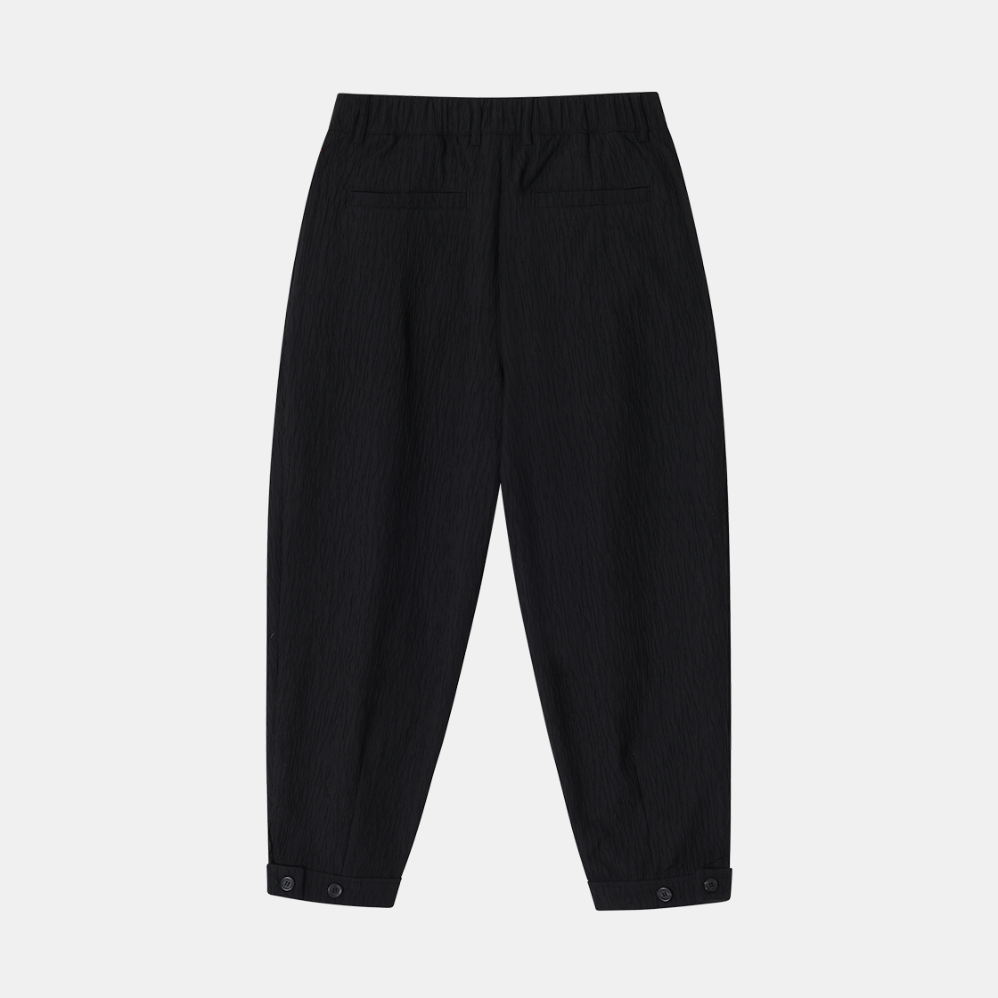 송지오옴므 플리츠 볼륨 팬츠 블랙(Songzio Homme Pleats Volume Pants Black) - 2