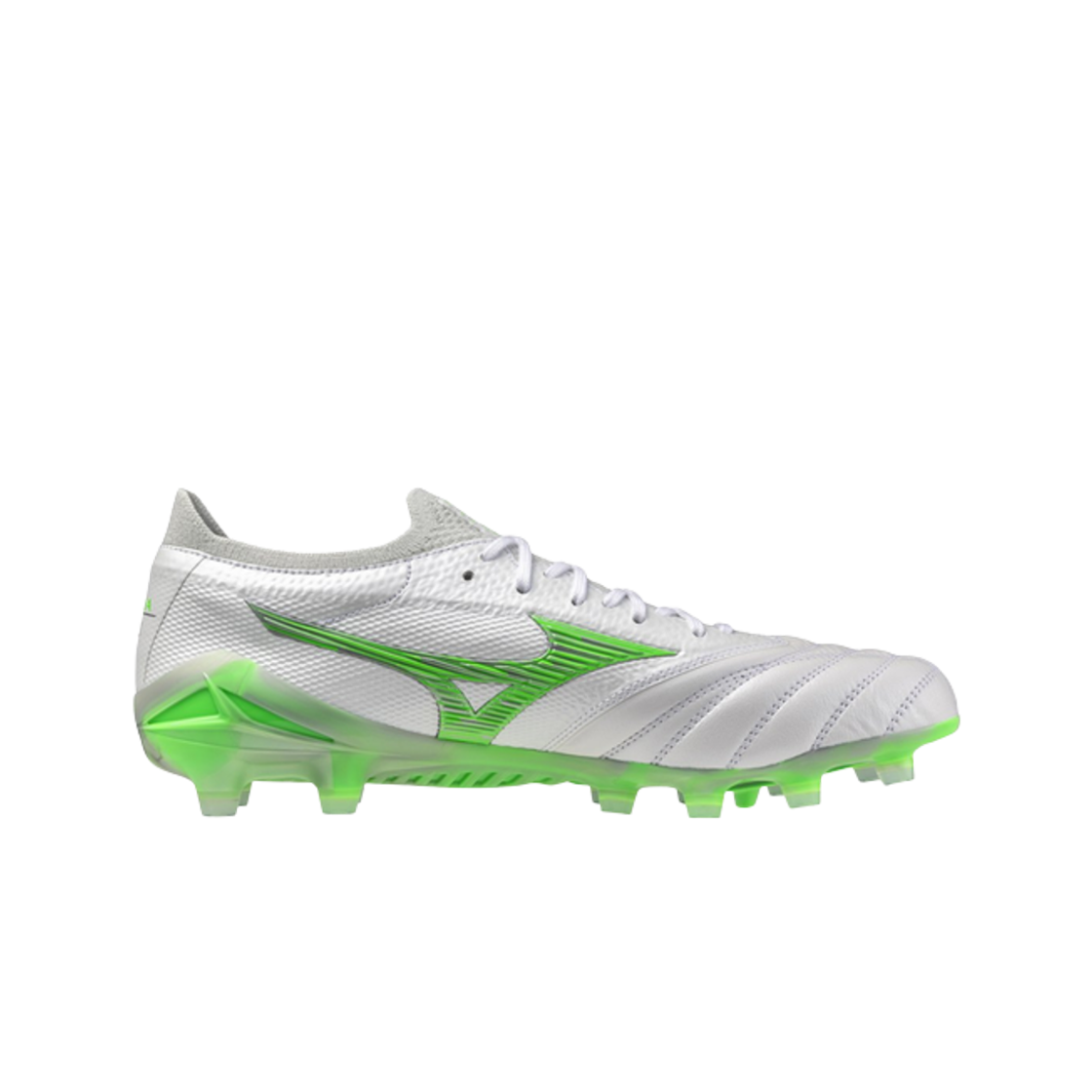 미즈노 모렐리아 네오 IV B 재팬 화이트 네온 그린(Mizuno Morelia Neo IV B Japan White Neon Green)
