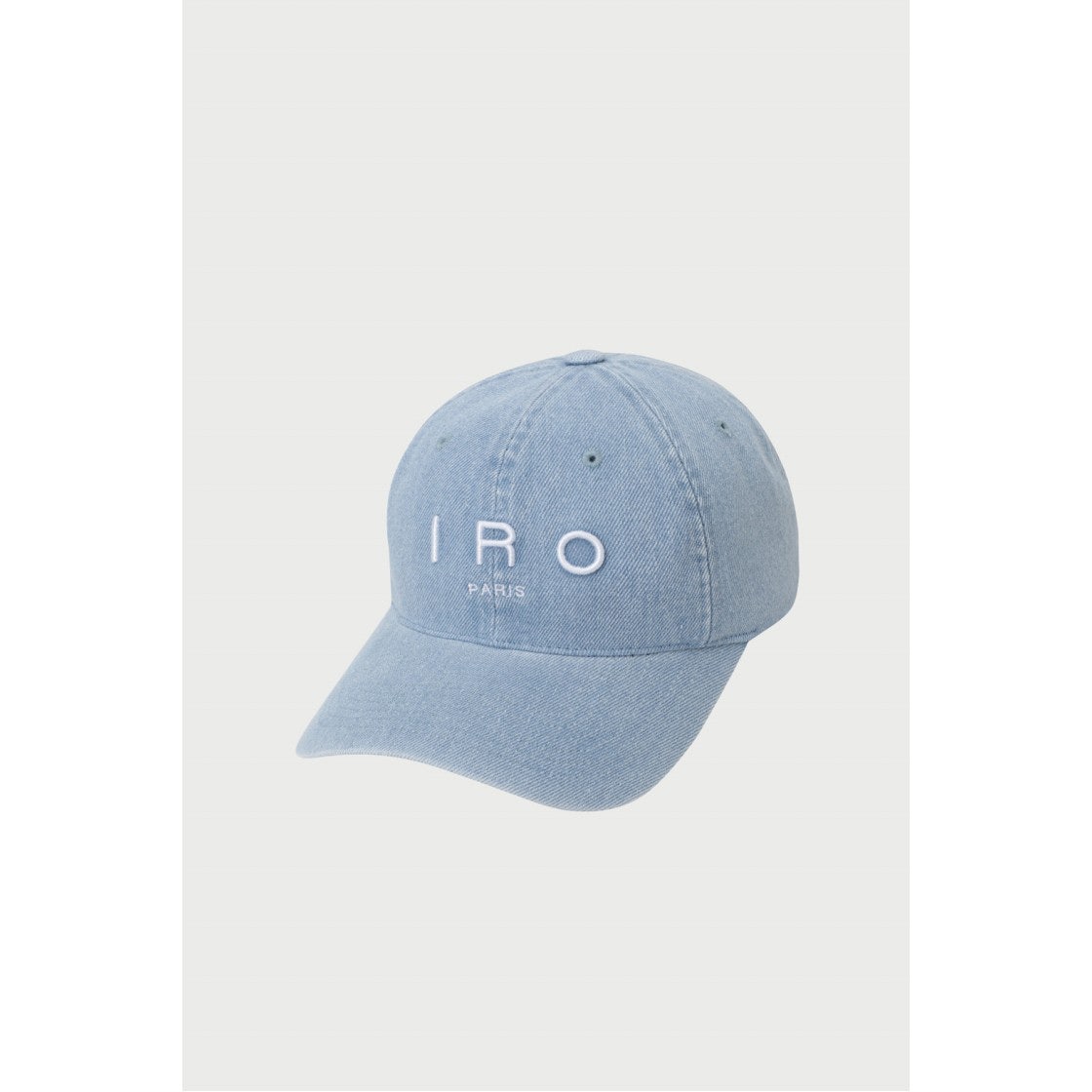 IXRAS25701BUL Iro Bred Lambskin Leather Logo Ball Cap Black - #2