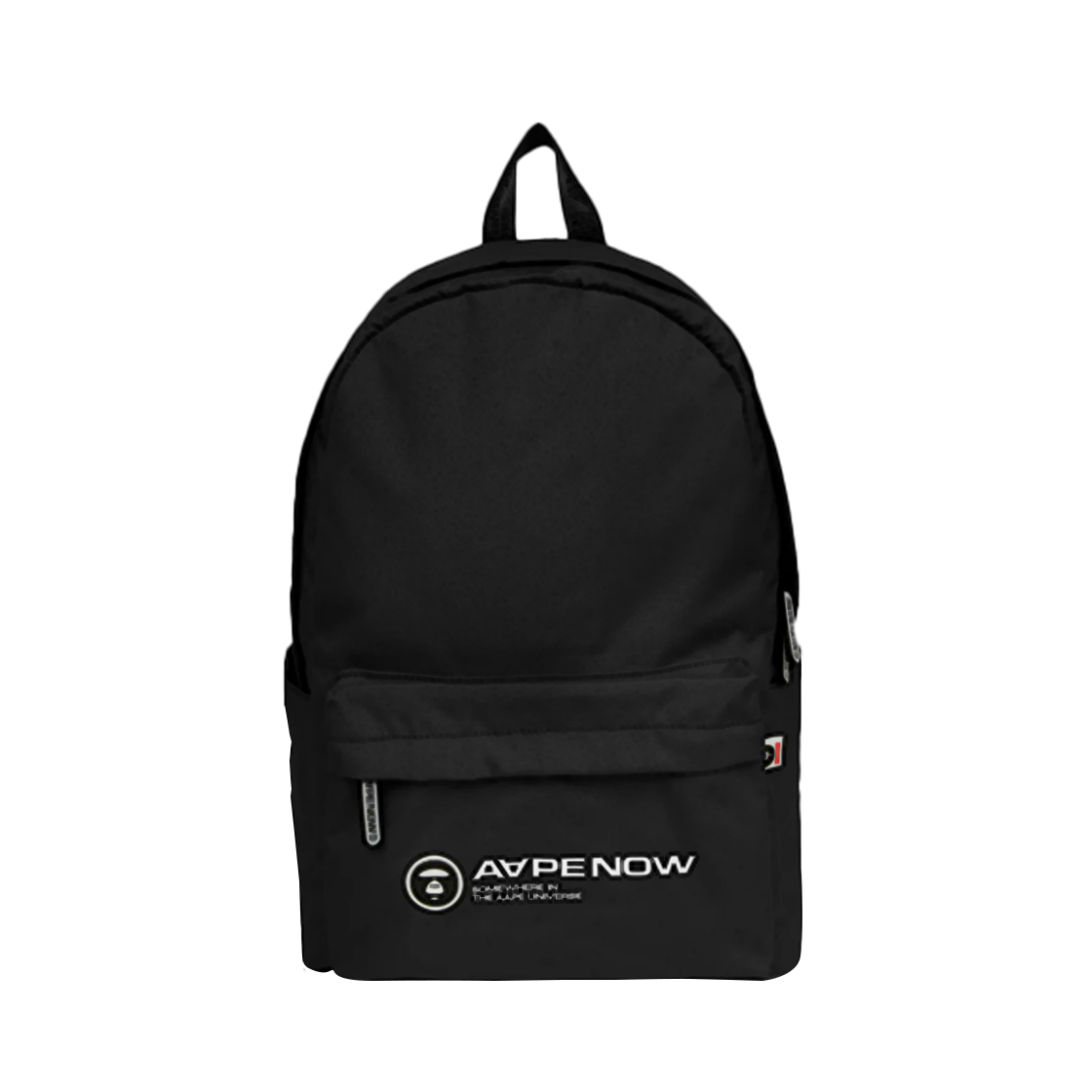 에이프 나우 문페이스 로고 백팩 블랙 - 25SS(AAPE Now Moonface Logo Backpack Black - 25SS)