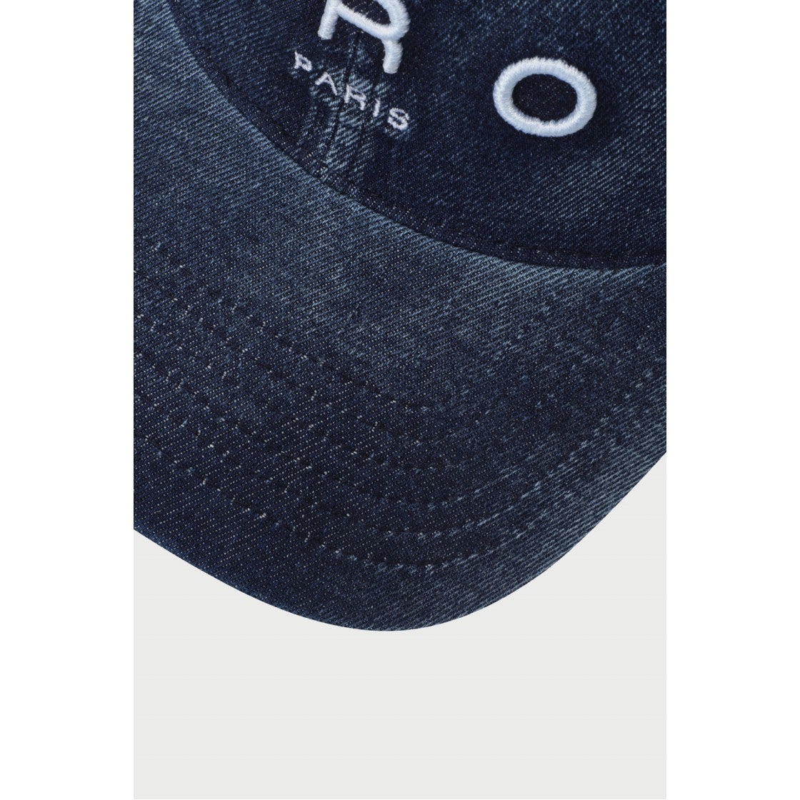 IXRAS25701BUX Iro Troyes Iro Logo Embroidery Denim Ball Cap Blue - #6