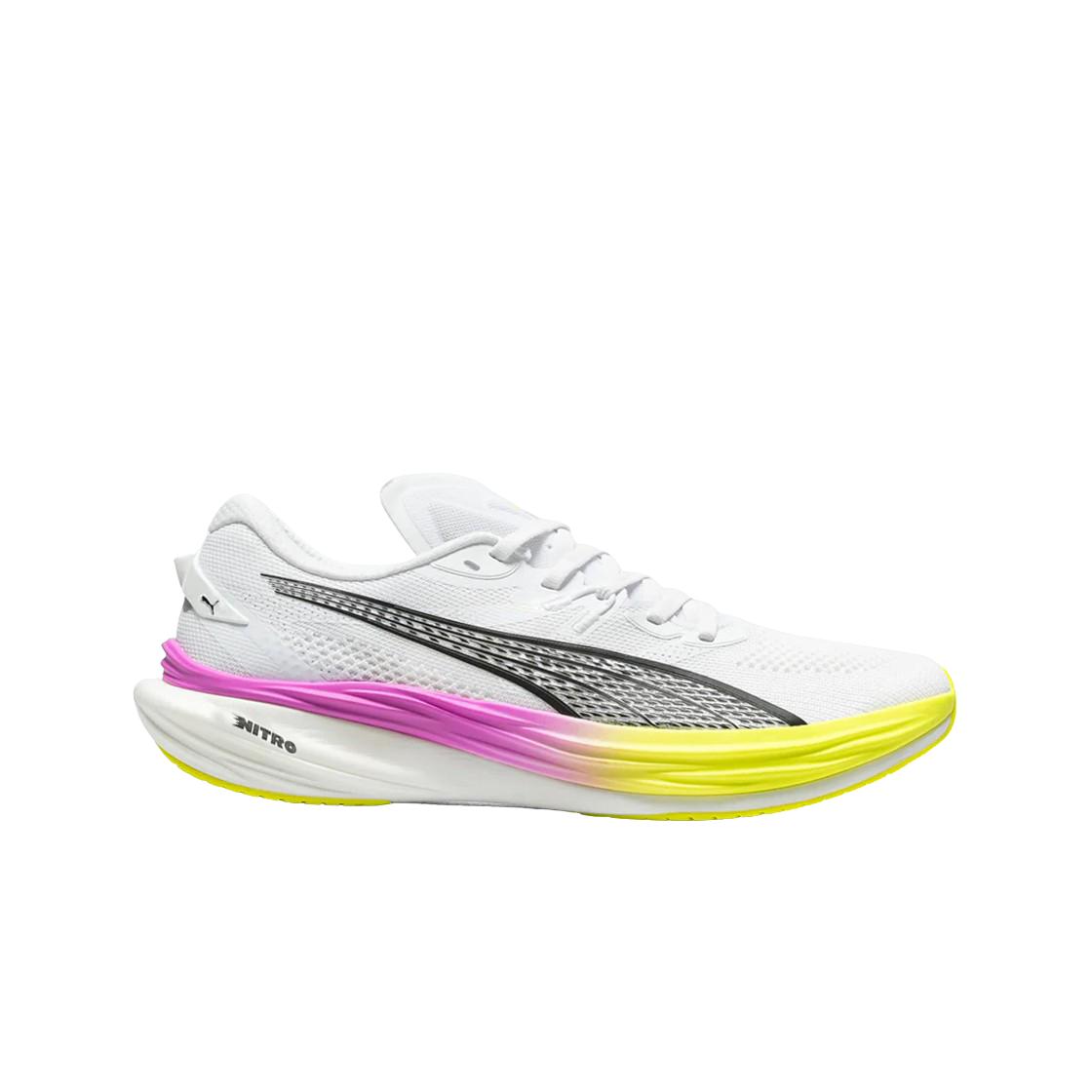 푸마 디비에이트 나이트로 3 푸마 화이트 옐로우 얼러트(Puma Deviate Nitro 3 Puma White Yellow Alert)