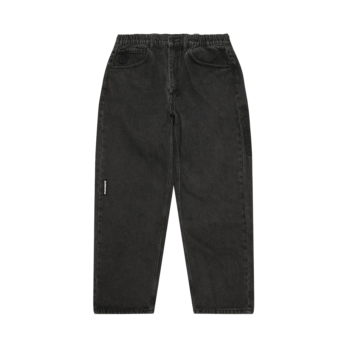 KM5BPADAP41BK AAPE Now Jeans Light Black - 25SS