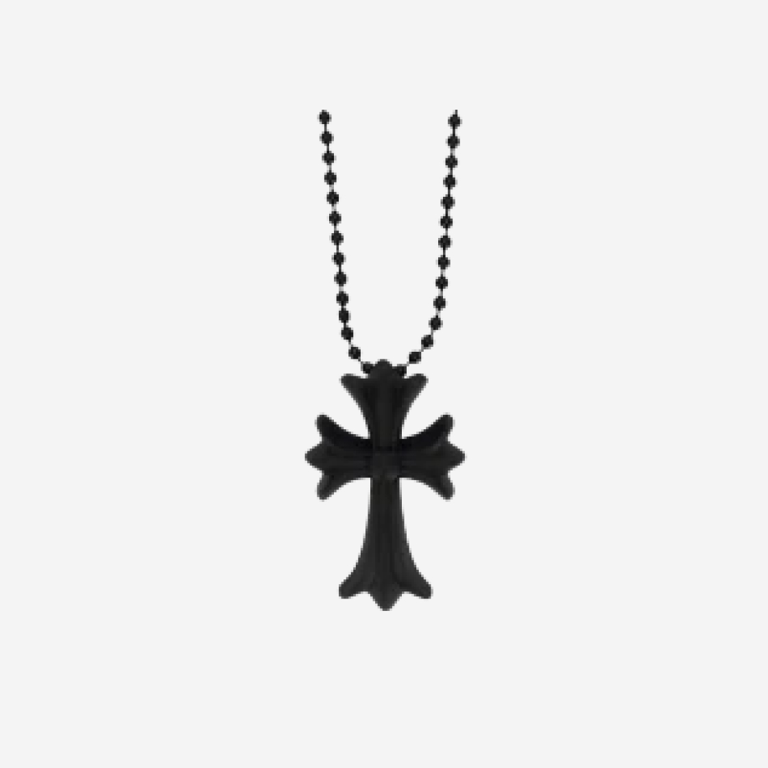 크롬하츠 실리크롬 CH 크로스 펜던트 블랙 2022/2023(Chrome Hearts Silichrome CH Cross Pendant Black 2022/2023) - 1