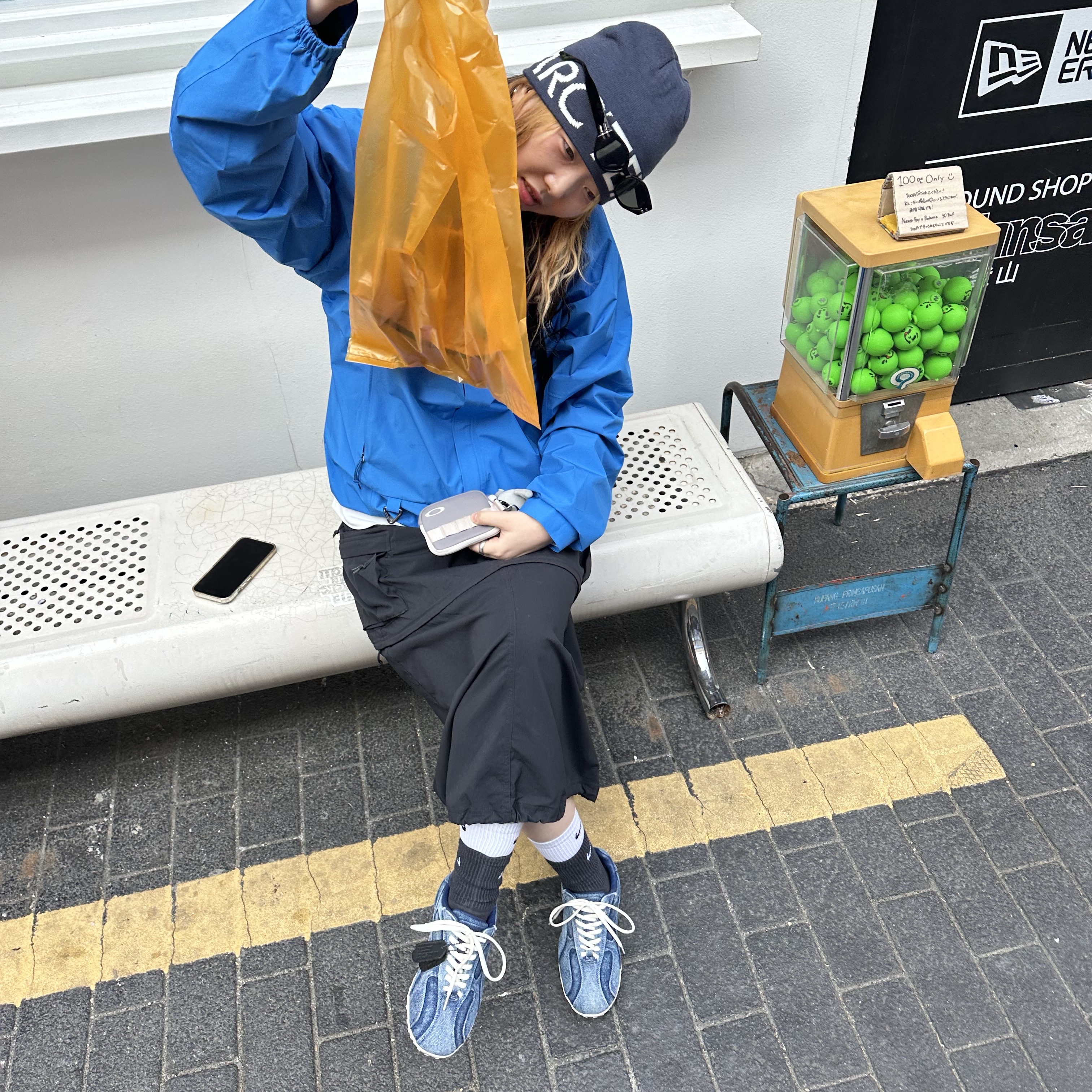 Nike ACG Storm-Fit ADV Cascade Rains Full Zip Jacket Light Photo Blue Summit White - Asia, (W) Nike ACG Smith Summit Zip-Off Skirt Black - Asia 착용 스타일 - 4