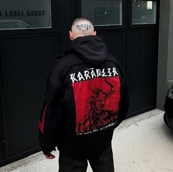 44 Label Group Karanlik Hoodie Black - 24FW 착용 스타일
