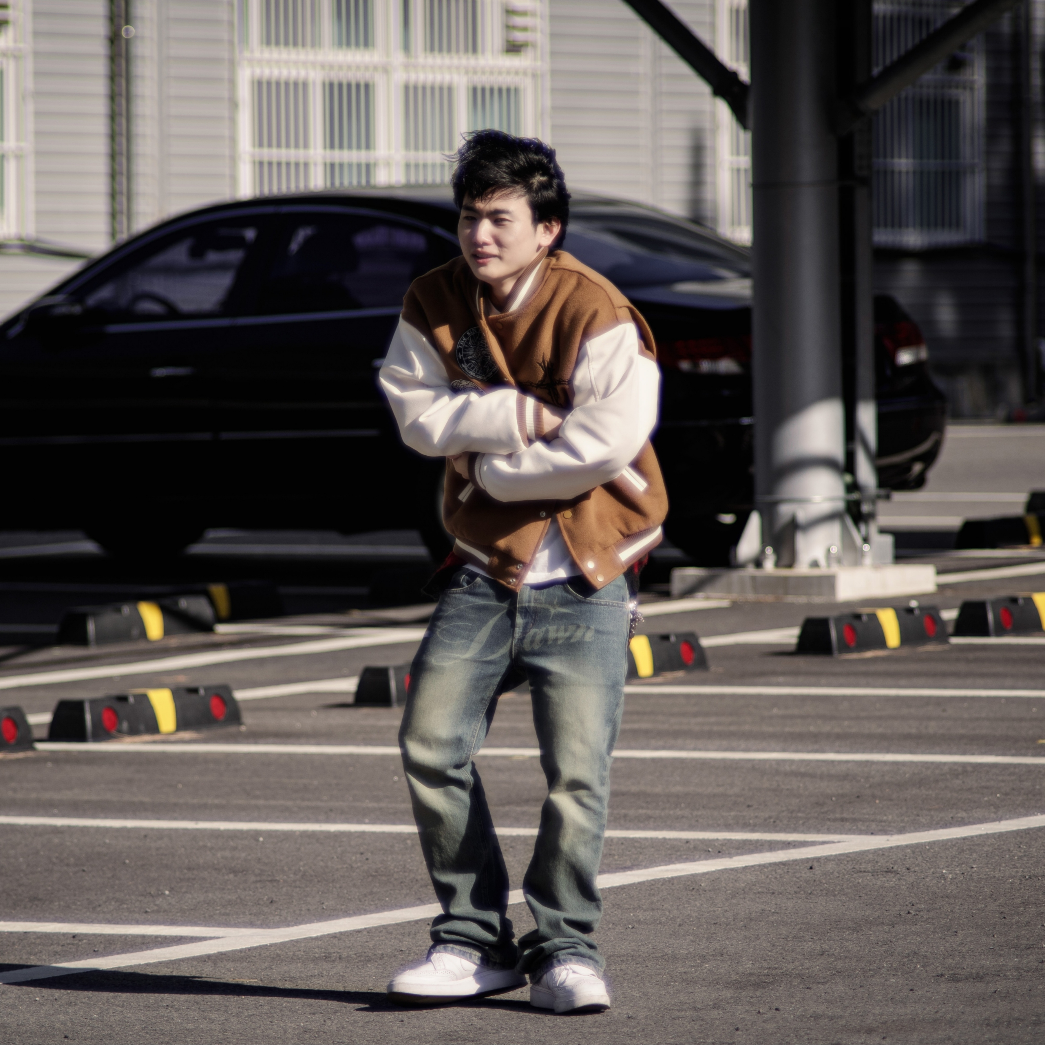 Nike x Peaceminusone Kwondo1 White 착용 스타일 - 3