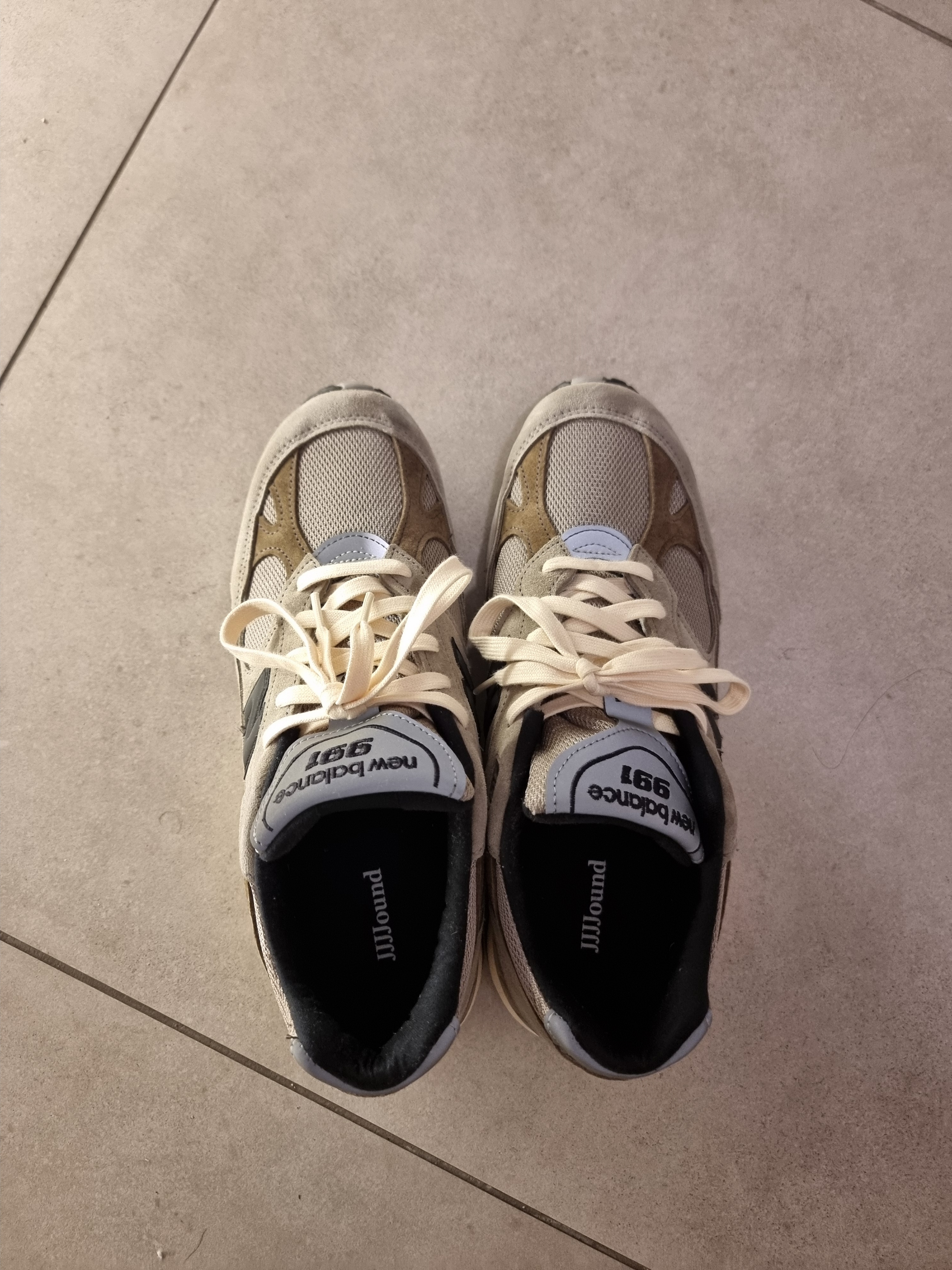 New Balance x JJJJound 991 Made in UK Grey 착용 스타일