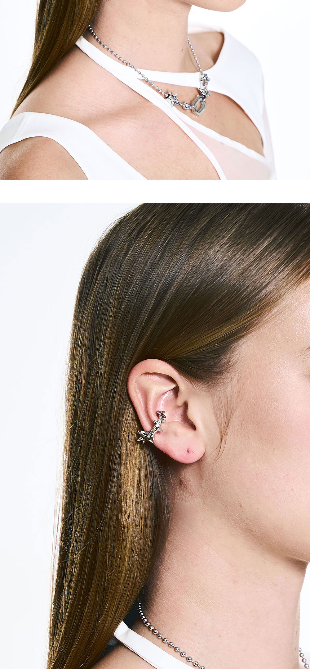 ★SENTIMENTS★ NO.618 [BURNISH] EARCUFF Pave Ear Cuffs | GEMOUR