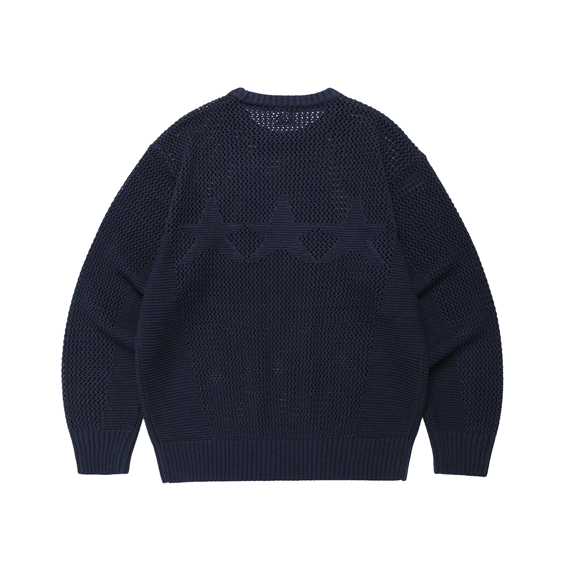 카비시 메쉬 스타 니트 스웨터 네이비(CAVISH Mesh Star Knit Sweater Navy) - 2