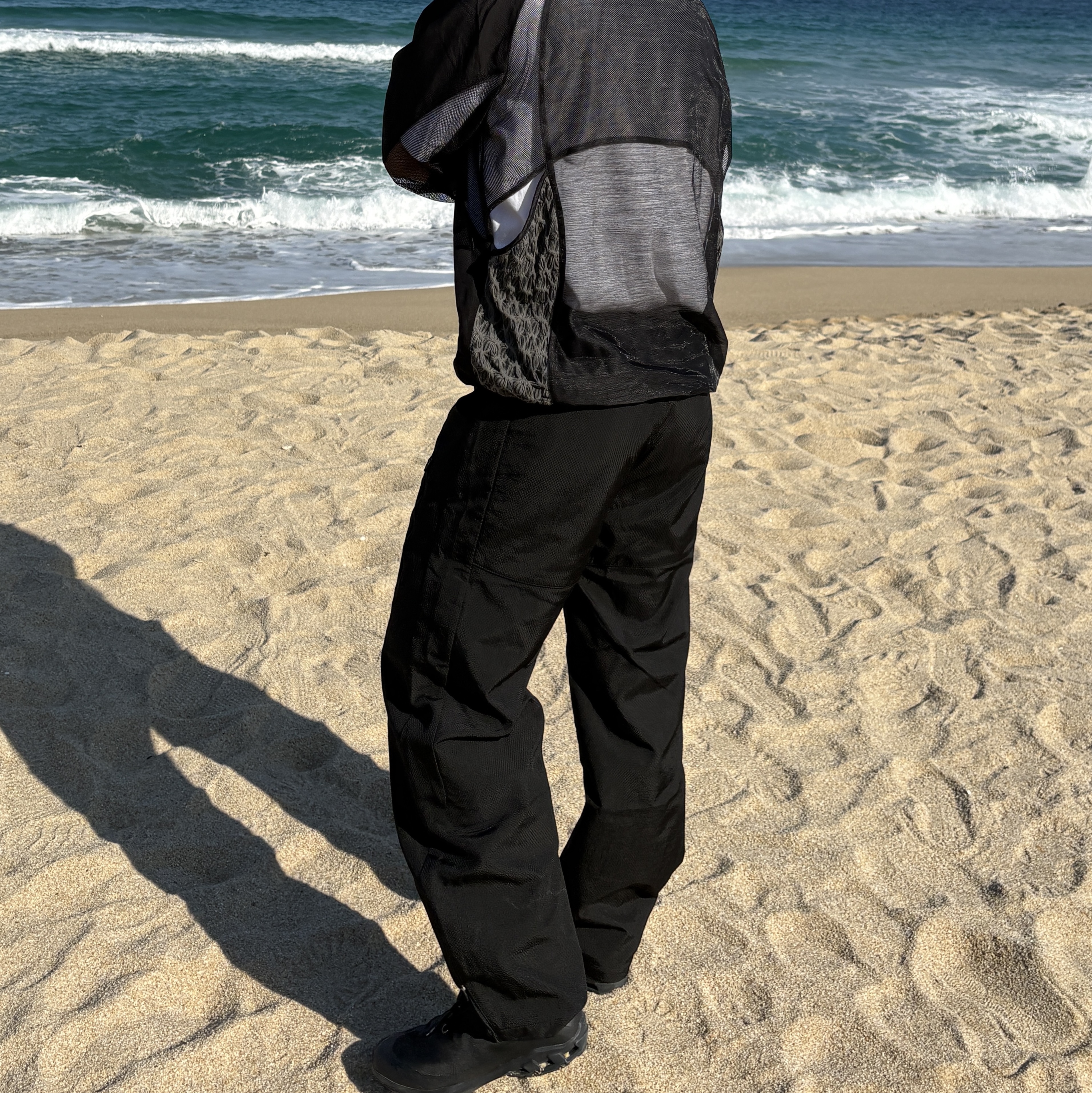 Xlim EP.5 07 Jacket Black, On Running x Post Archive Faction (Paf) Cloudventure Peak All Black 착용 스타일