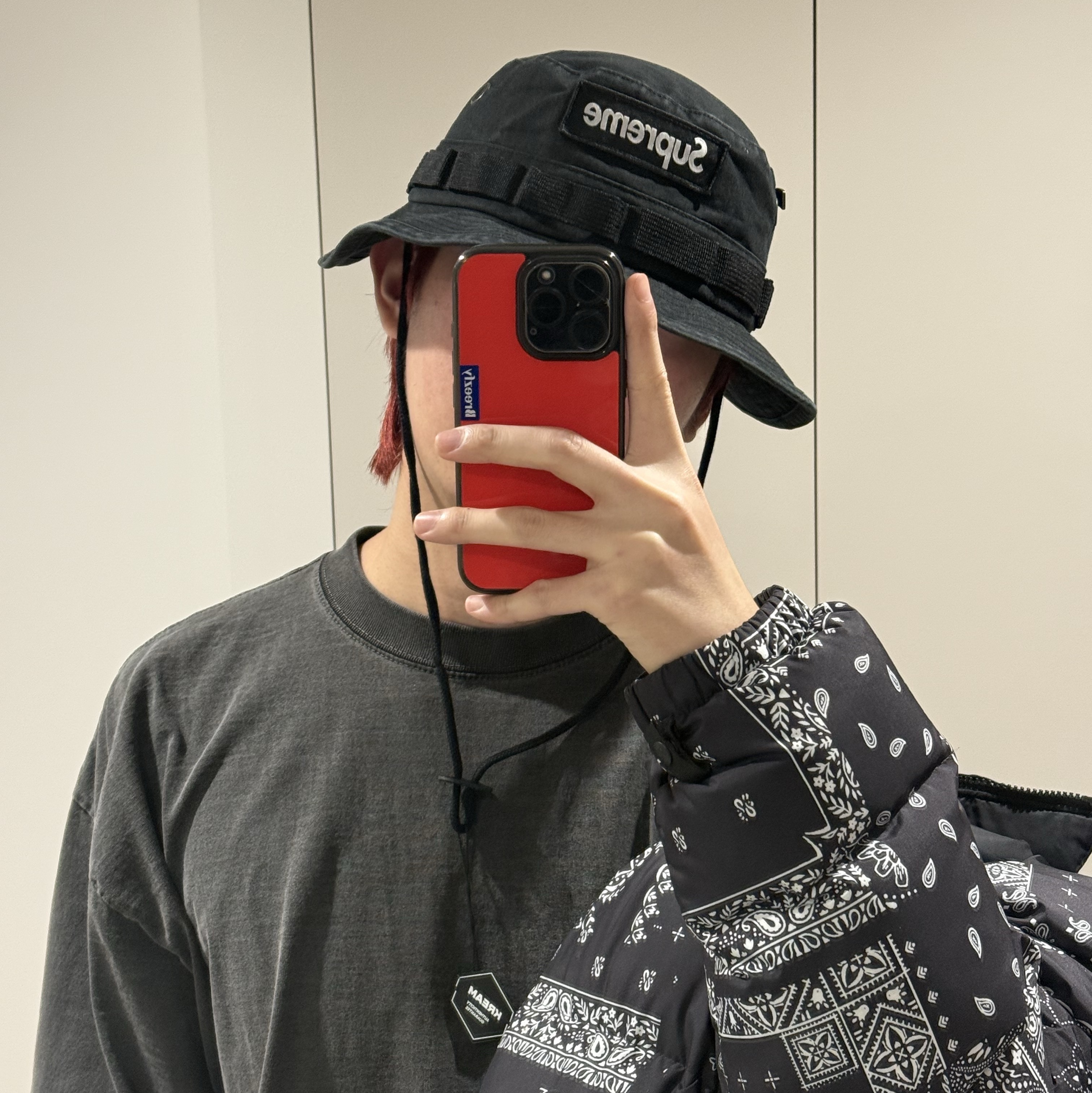 Supreme Military Boonie Black - 24FW 착용 스타일