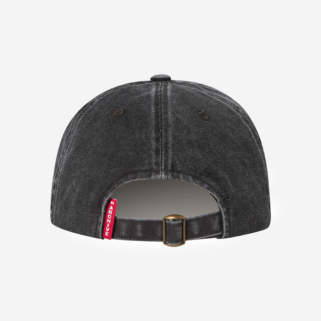 엔 아카이브 리얼 아티스트 피그먼트 워싱 캡 그레이(N ARCHIVE Real Artist Pigment Washing Cap Gray) - 3