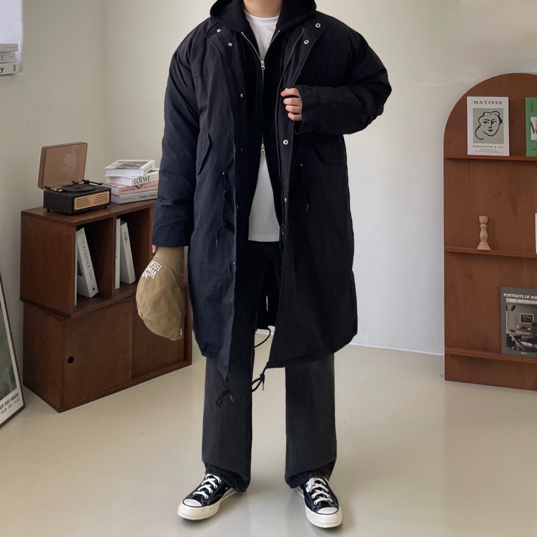 Converse Chuck 70 Ox Black - Standard 착용 스타일 - 1