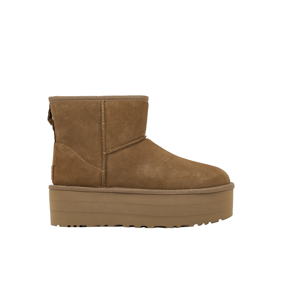 (W) 어그 클래식 미니 플랫폼 부츠 체스트넛((W) UGG Classic Mini Platform Boots Chestnut)