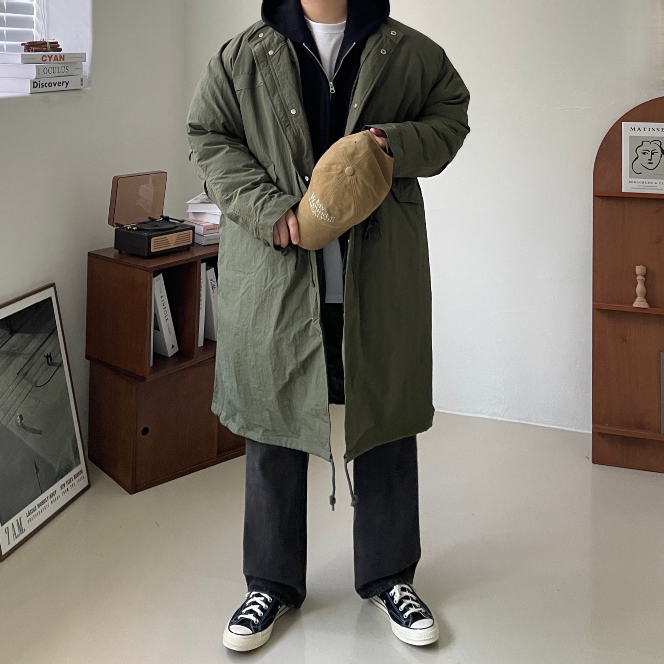 Converse Chuck 70 Ox Black - Standard 착용 스타일 - 3