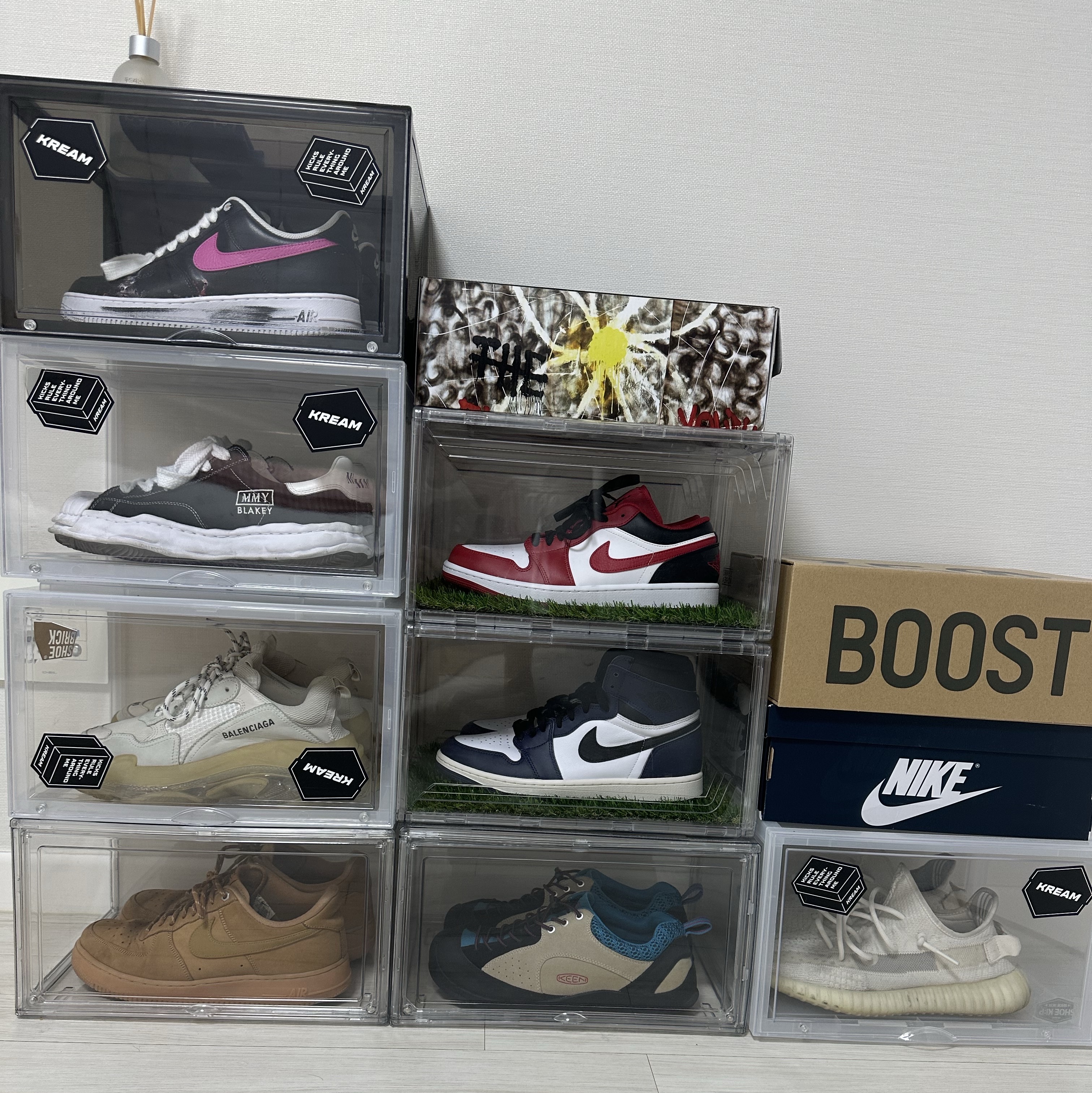 Jordan 1 Low White Gym Red Black, Jordan 1 Retro High OG Midnight Navy 착용 스타일 - 1