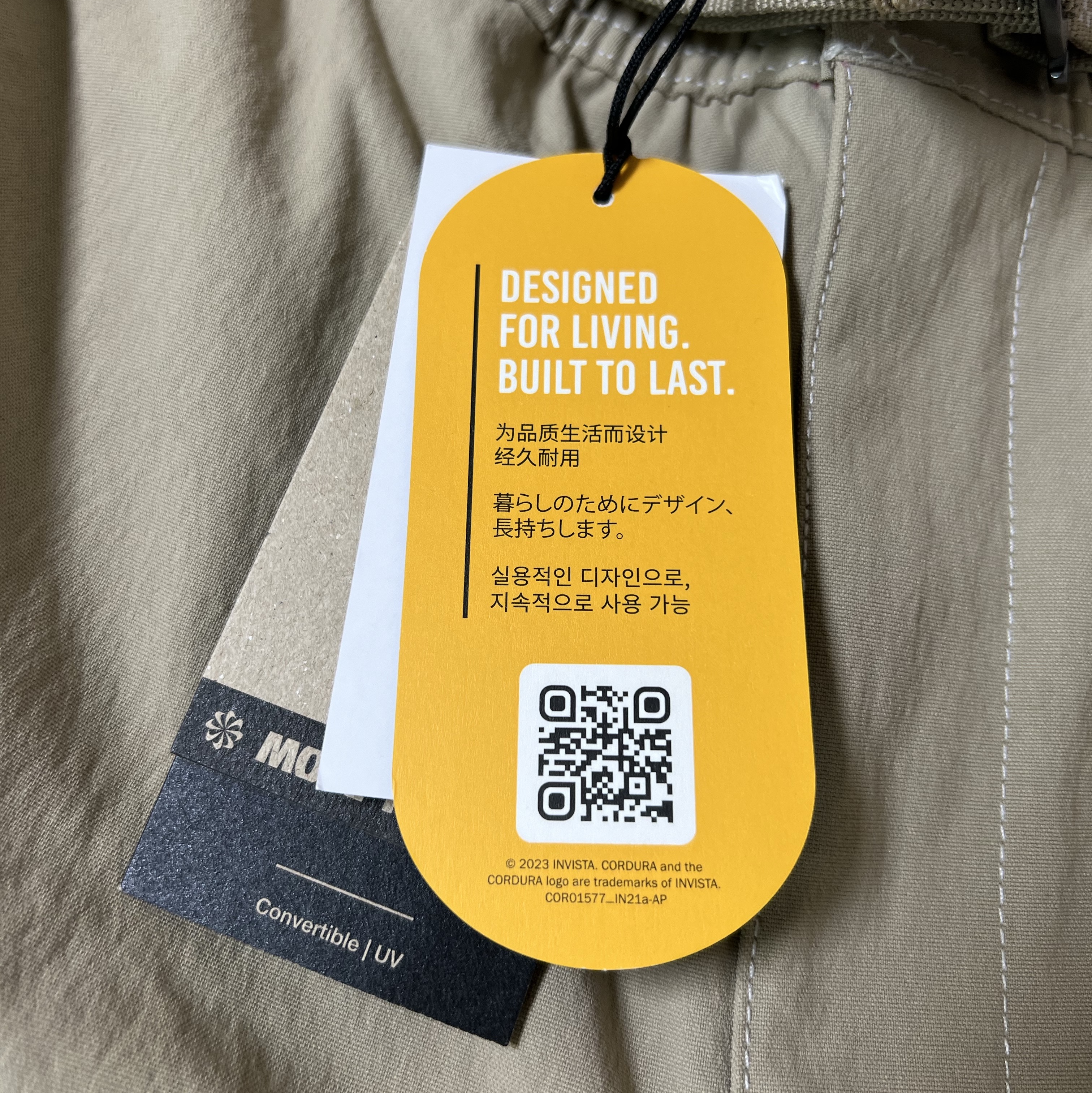 Nike ACG Smith Summit Cargo Pants Khaki Iron Ore - Asia 착용 스타일 - 3
