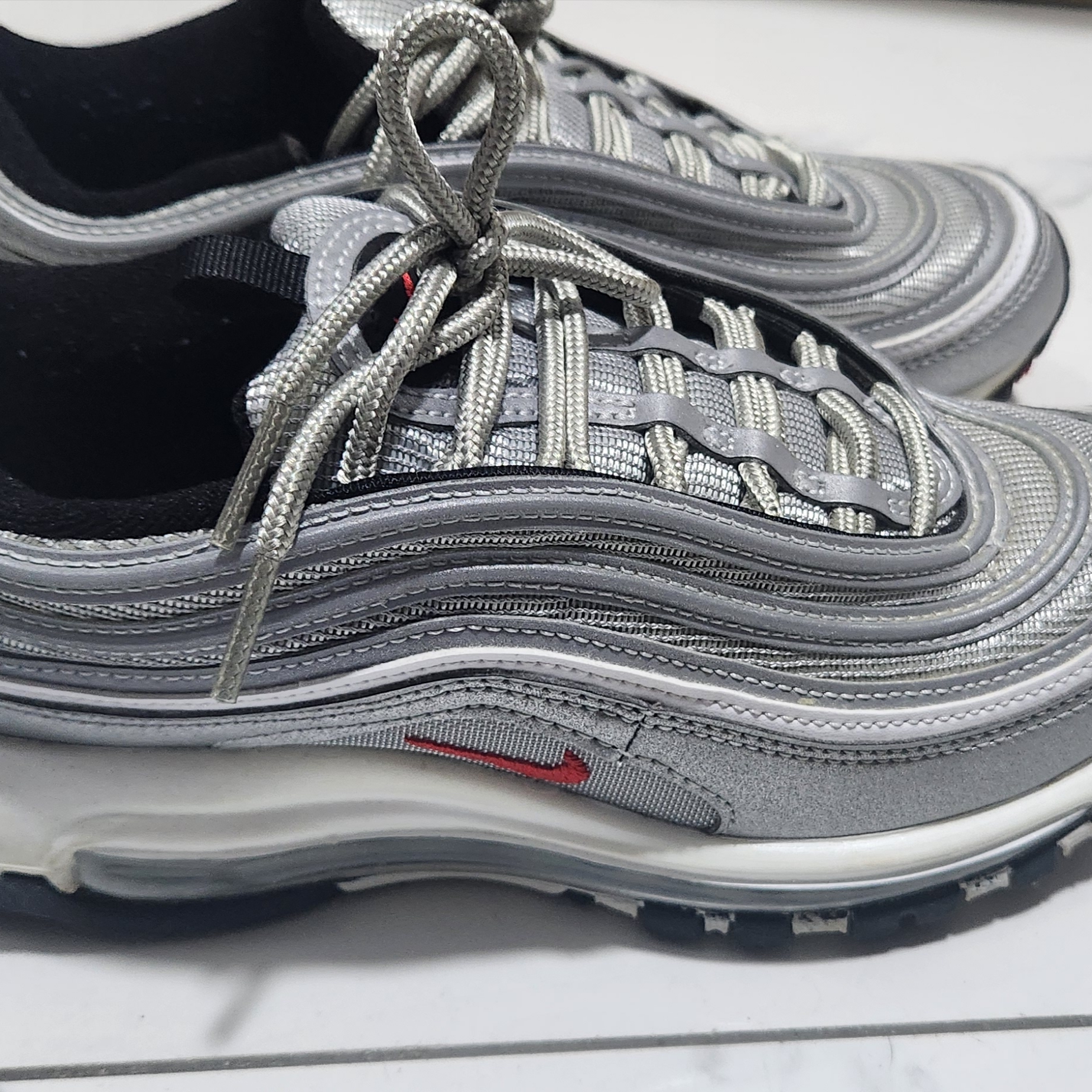 (W) Nike Air Max 97 OG Silver Bullet 2022 착용 스타일