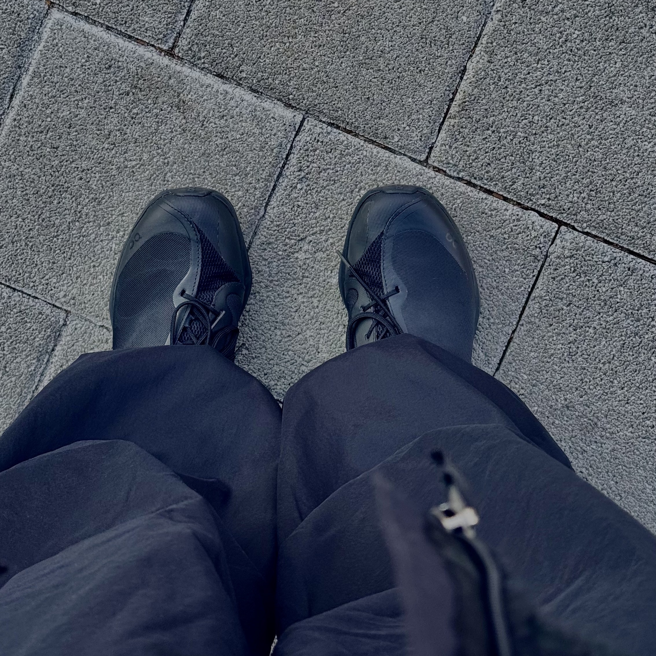 On Running x Post Archive Faction (Paf) Cloudventure Peak Cacao Espresso 착용 스타일
