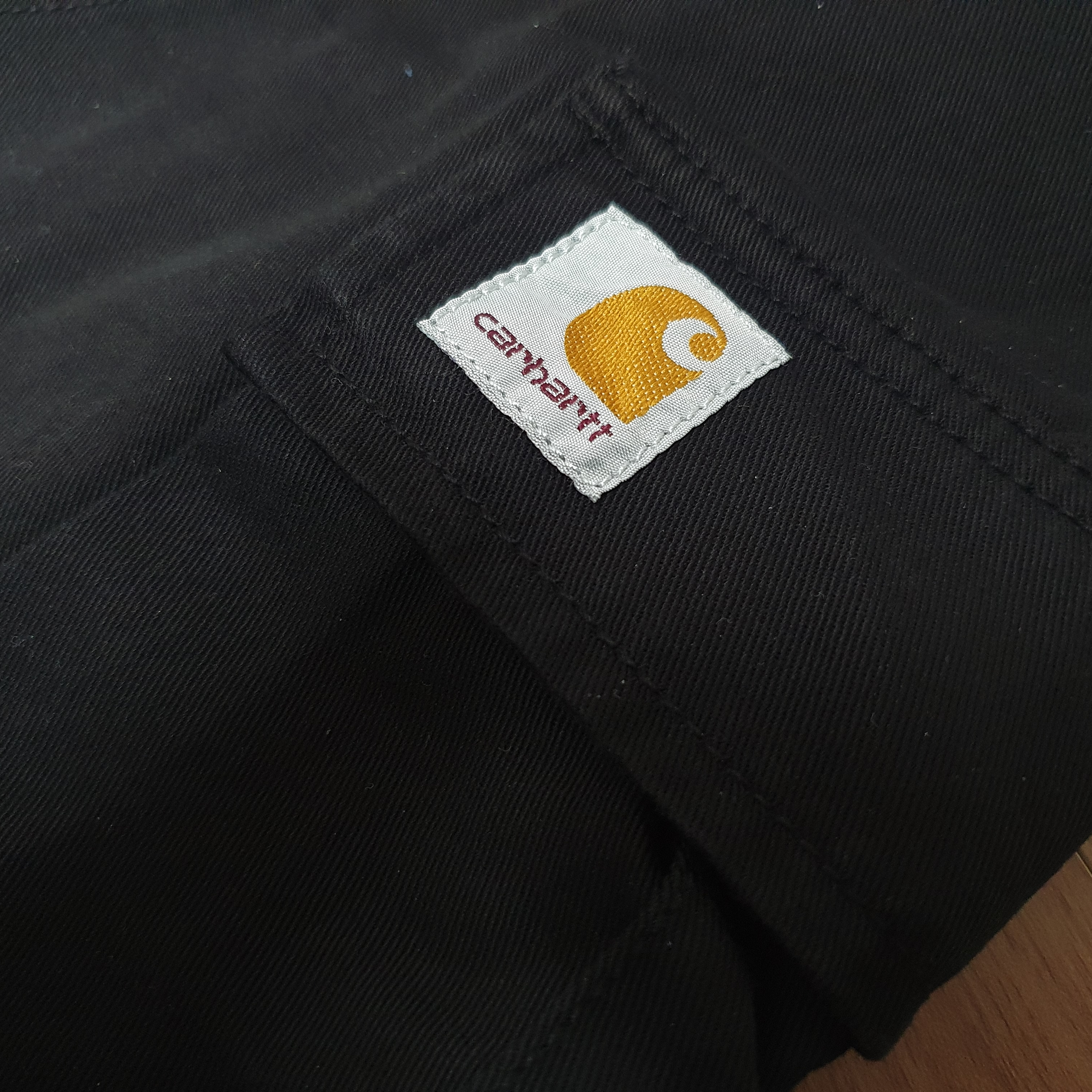 Carhartt WIP Moraga Twill Regular Cargo Pants Black 착용 스타일
