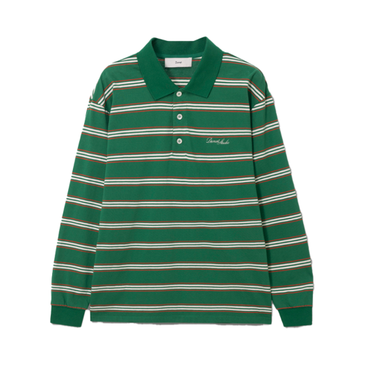Dunst ♥ UNISEX MULTI STRIPE COLLARED T-SHIRT 던스트 - Dunst