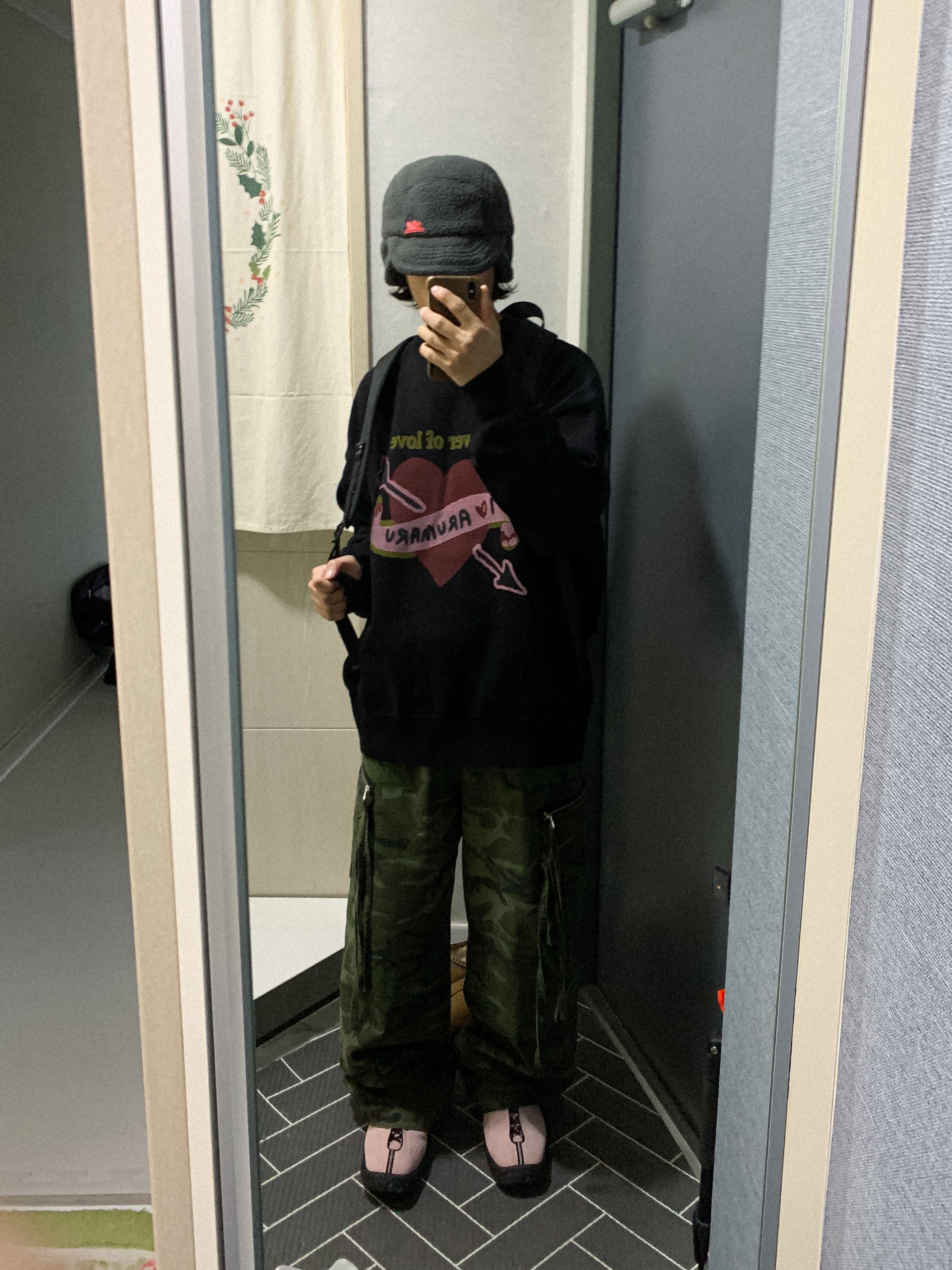 Matin Kim MS129 Sneakers Pink 착용 스타일 - 1