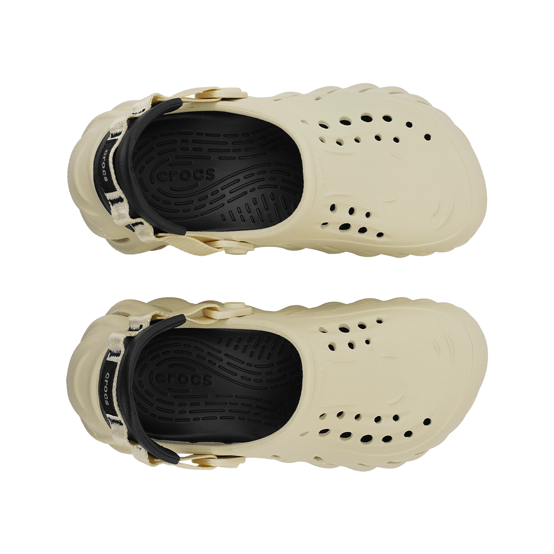 207937-2YJ Crocs Echo Clog Bone Black - #5