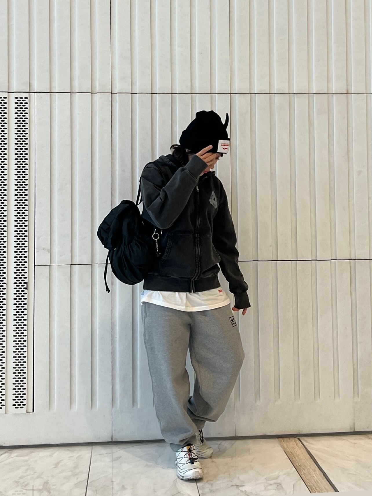 Palace Pigment Wash Tri-Ferg Zip Hood Black - 24SS, Supreme Hanes Tagless T-Shirt White (3 Pack) 착용 스타일